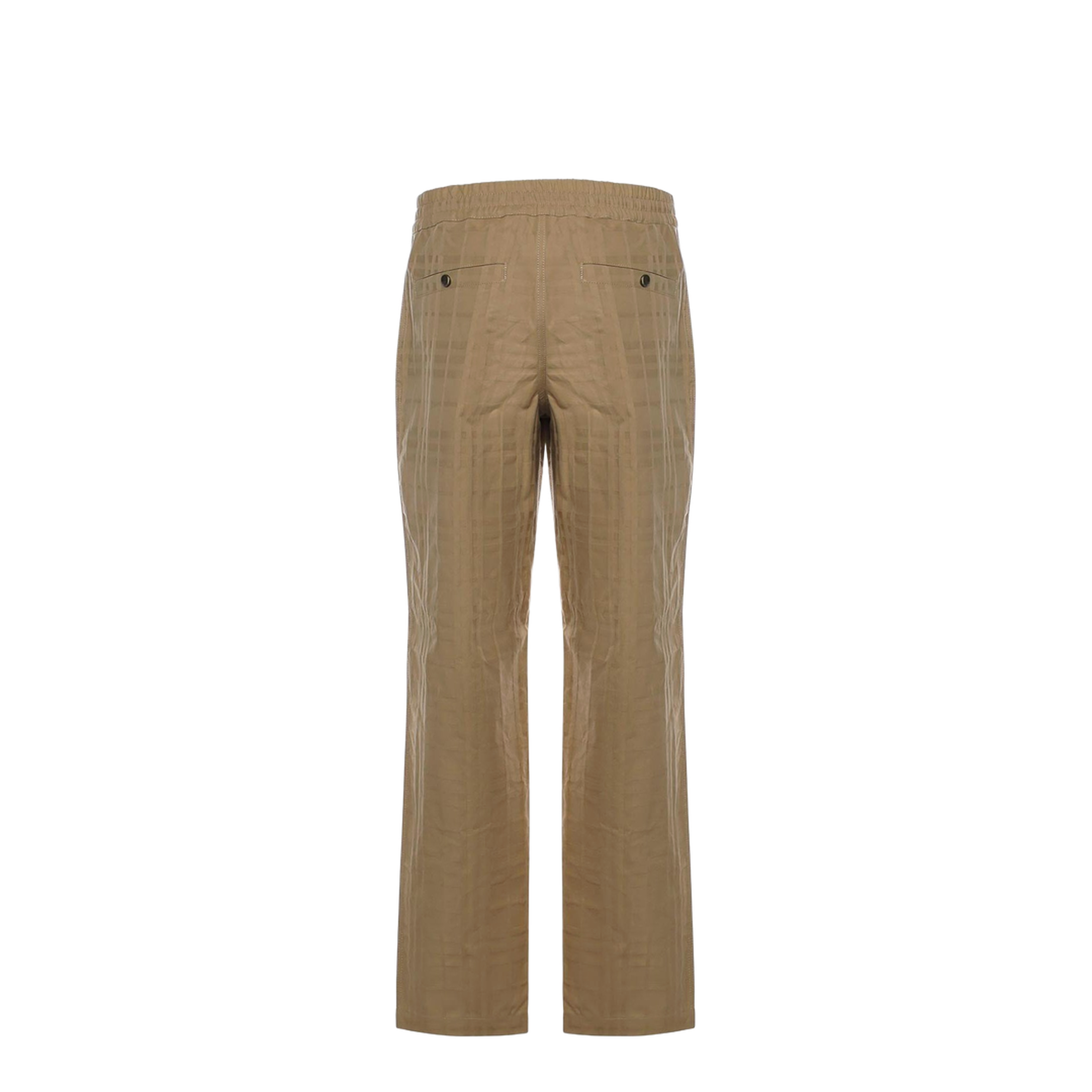 Check Cotton Trousers - Image 4