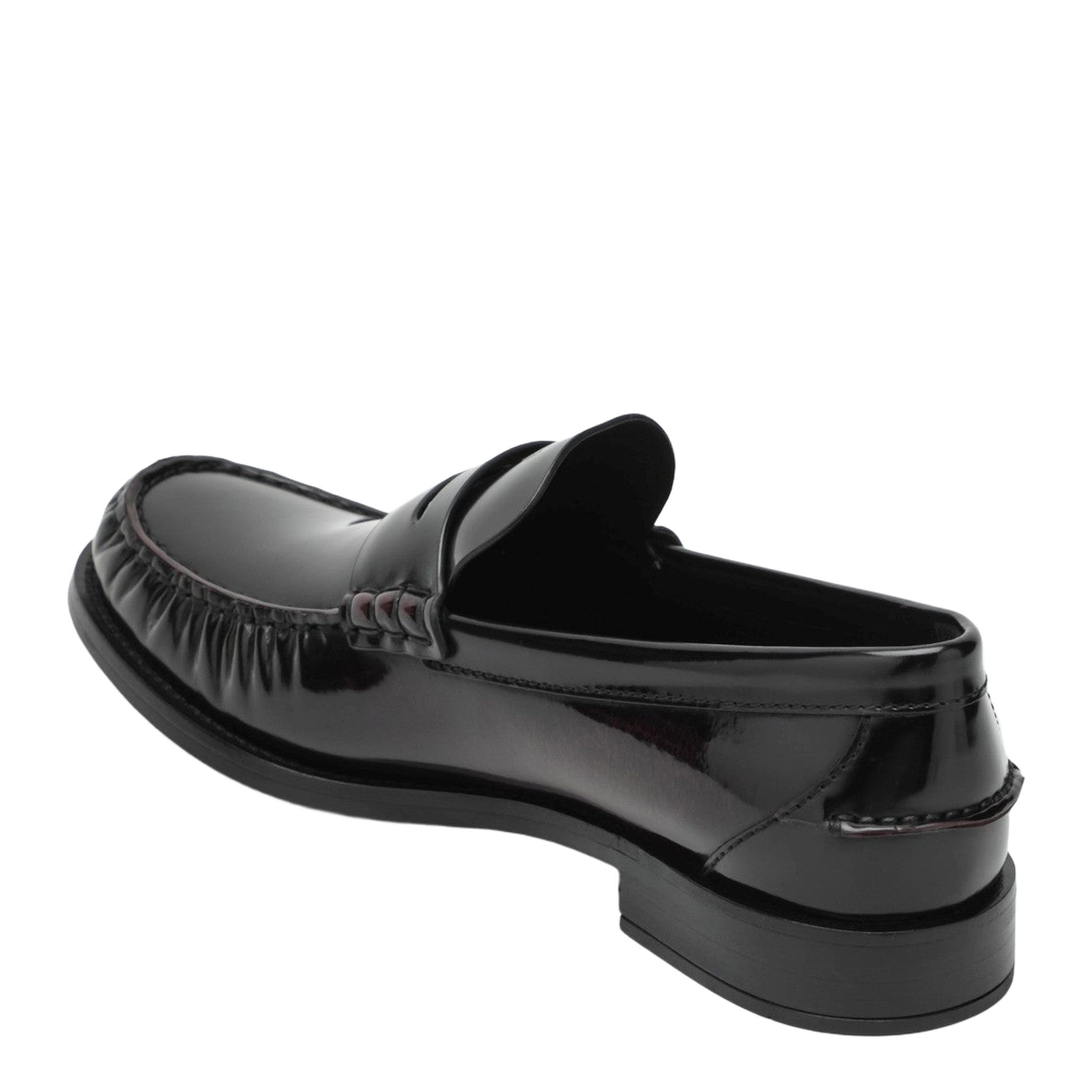 Brushed Leather Loafers Cordovan - Image 2