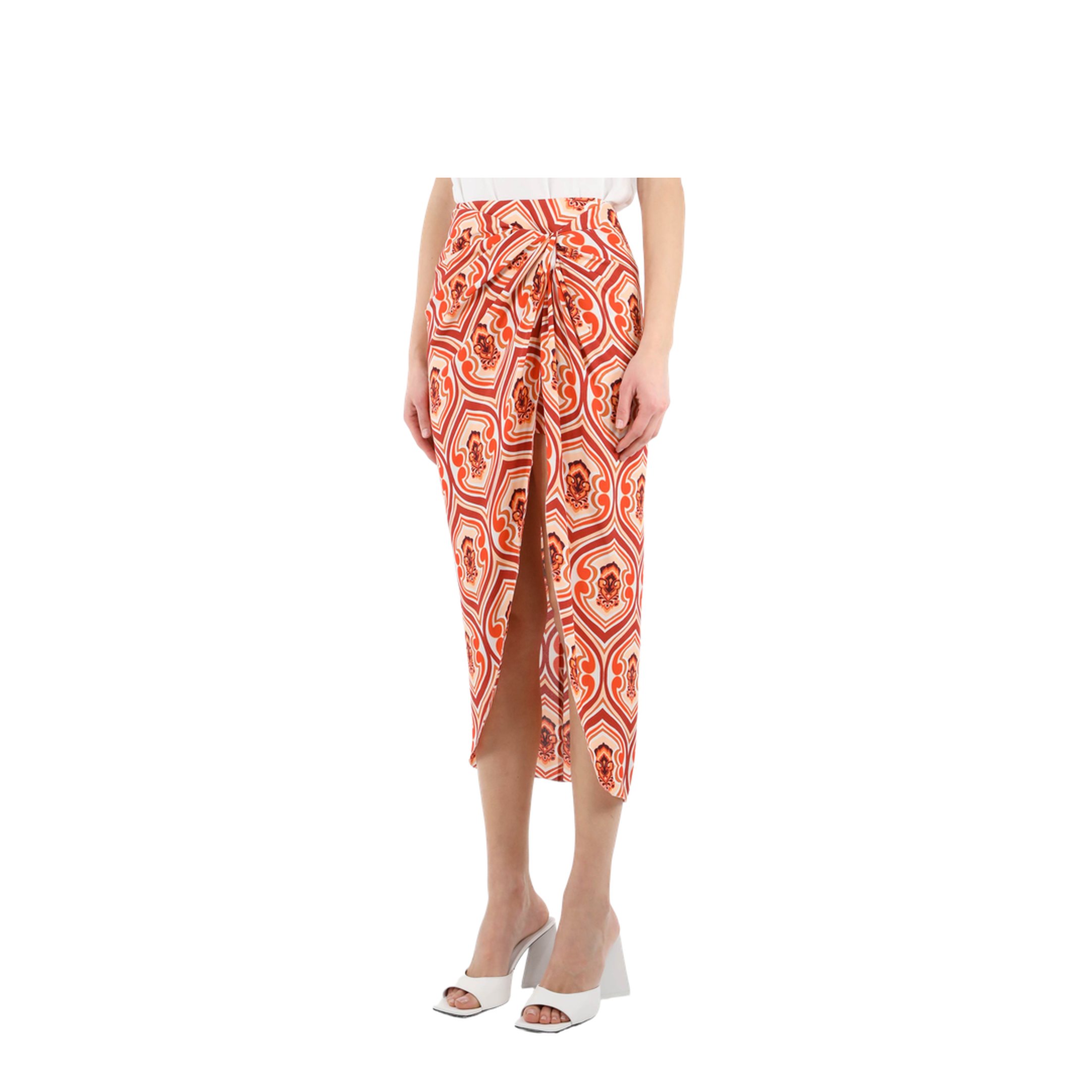 Sarong Skirt With Graphic Print - Image 2