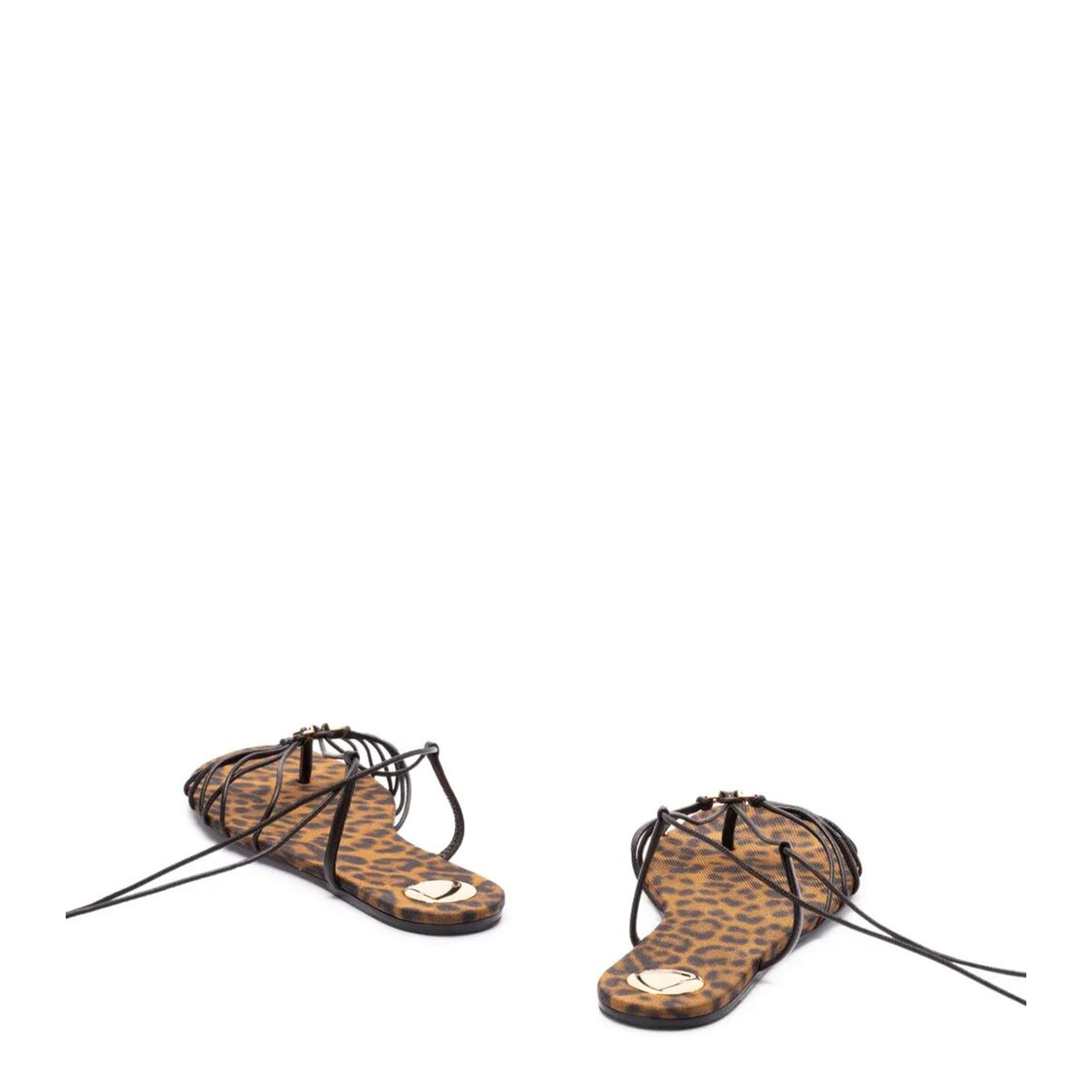 Ankle Strap Babylone Flat Sandals - Image 3