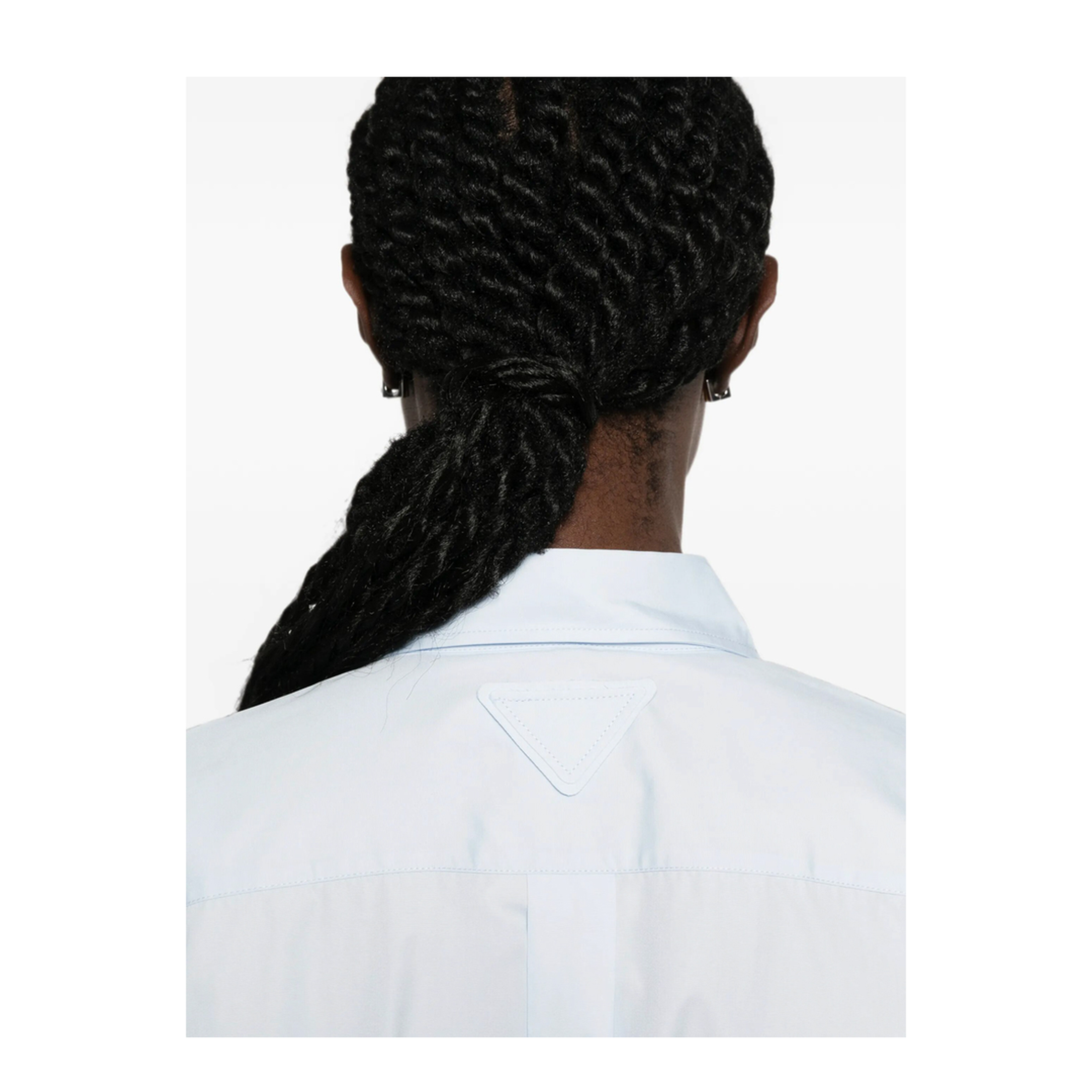 Poplin Shirt with Knot Detail - Image 3