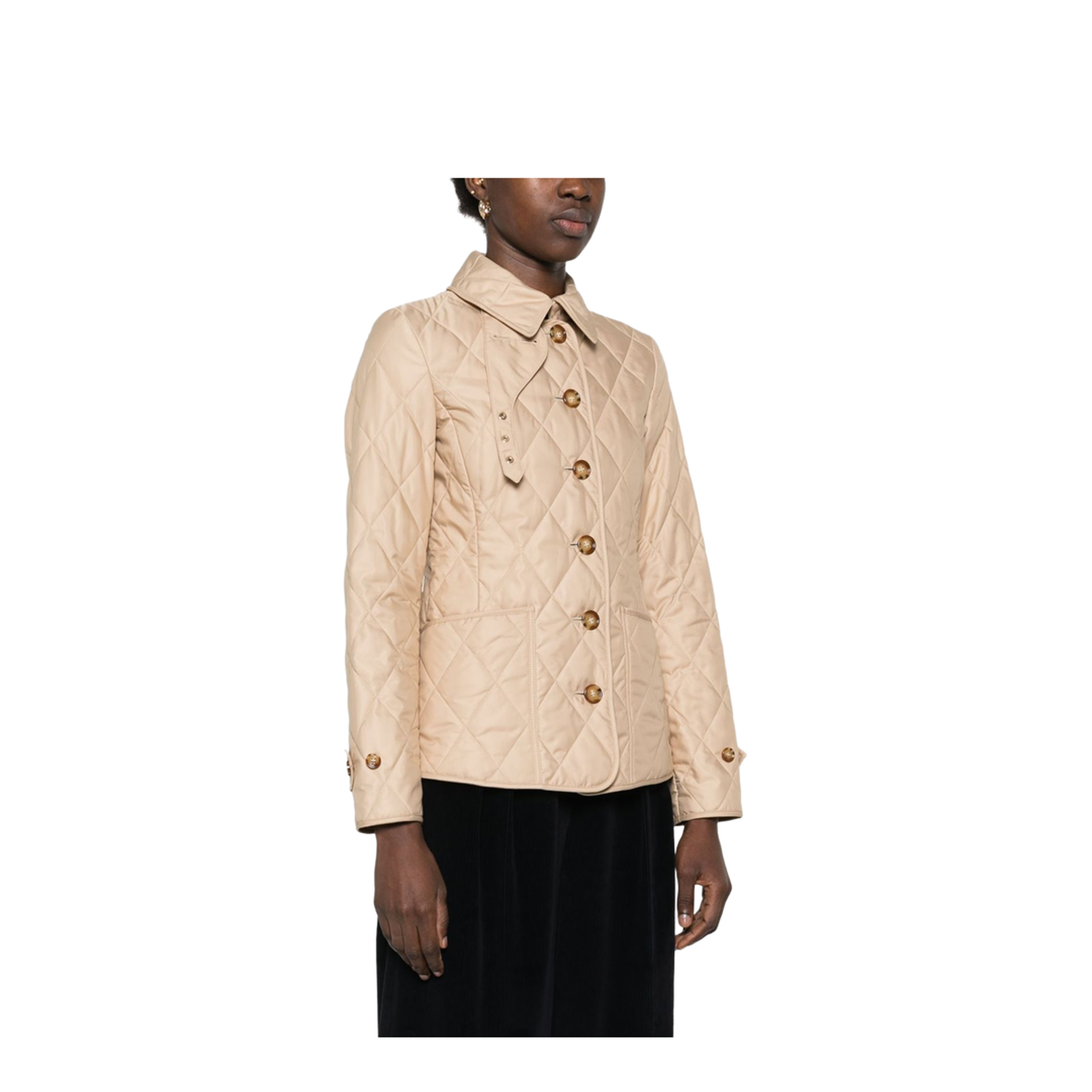 Fernleigh Quilted Jacket With Check Lining - Image 4