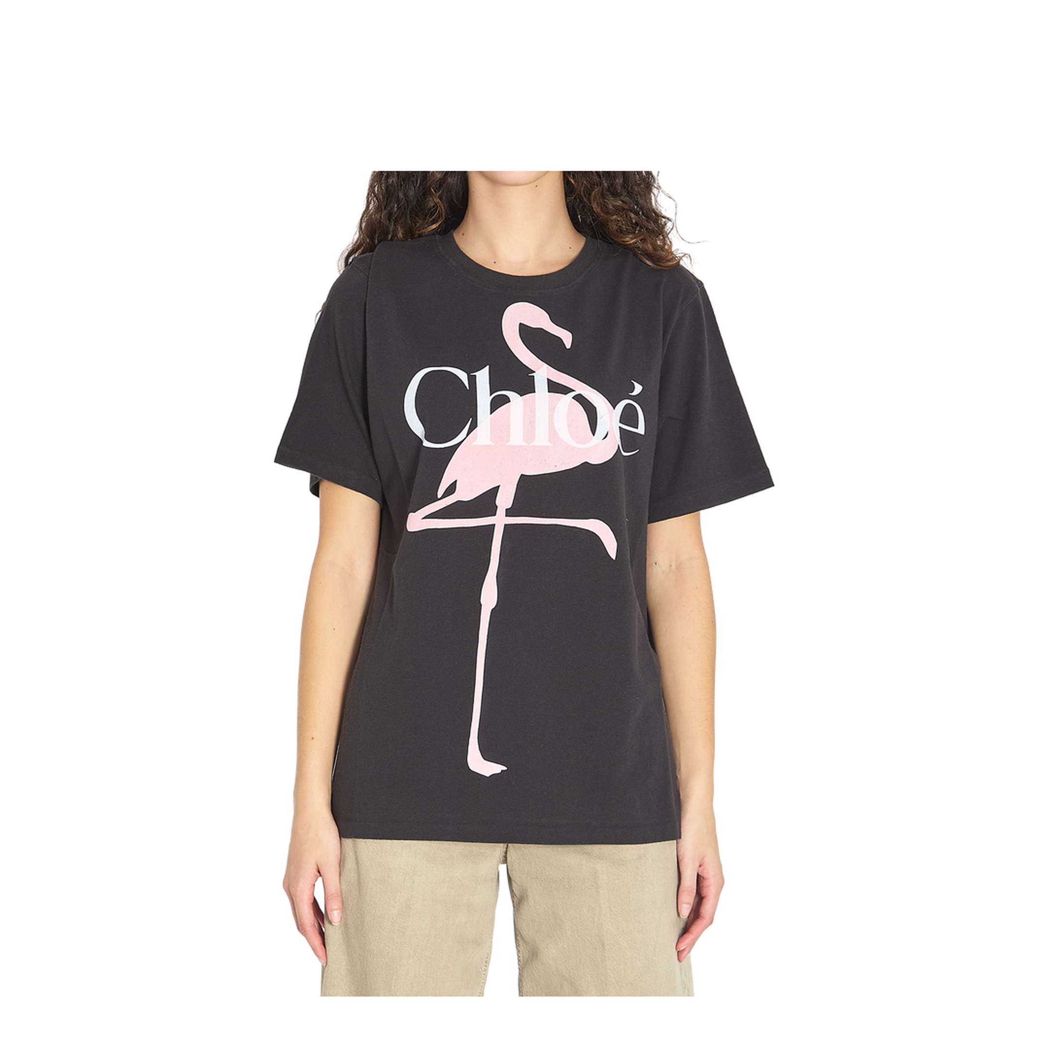 Oversized T-shirt with logo - Image 1