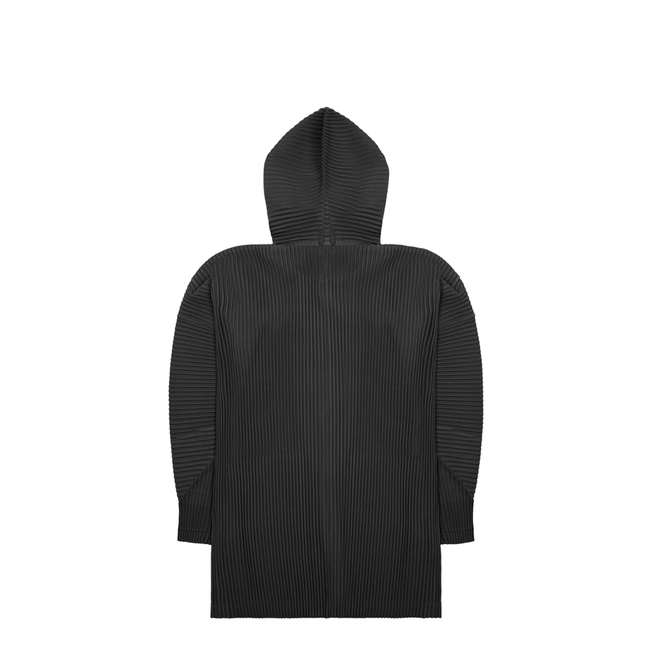 Pleated Sweatshirt with Buttons - Image 2