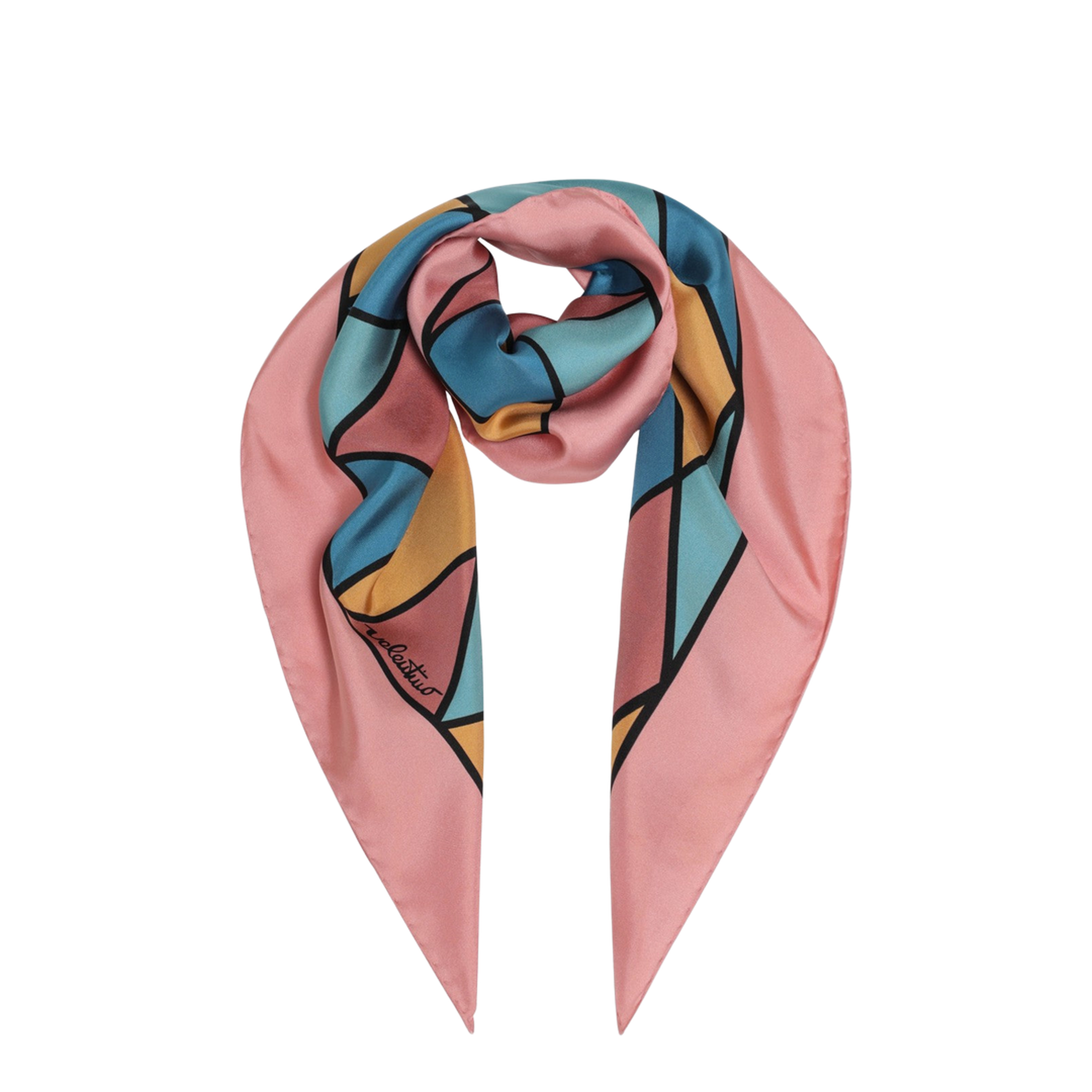 FOULARD | RHOMBELLE | SETA/STAMPA RHOMBELLE PICCOLO - Image 1