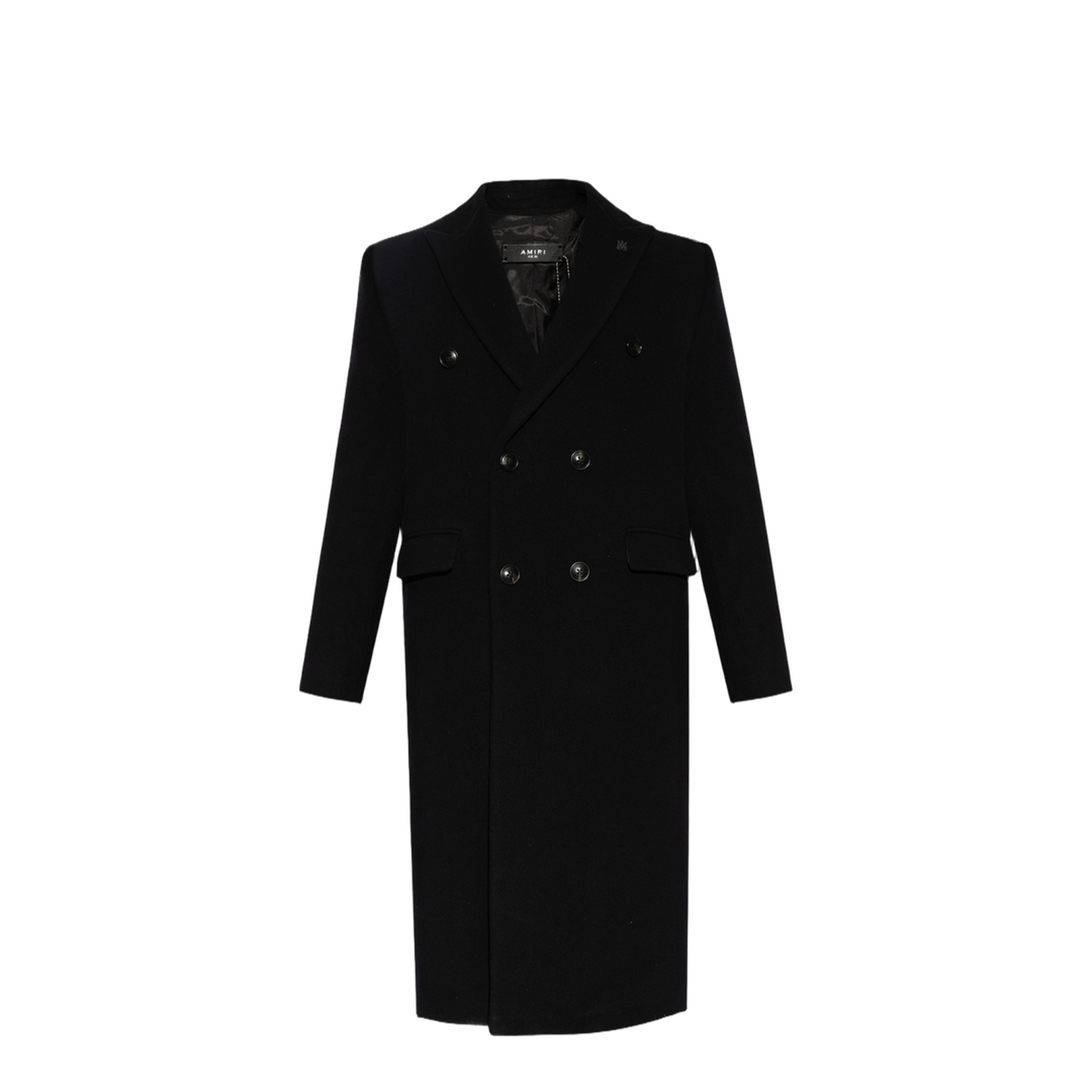 Double Breasted Coat Black - Image 1