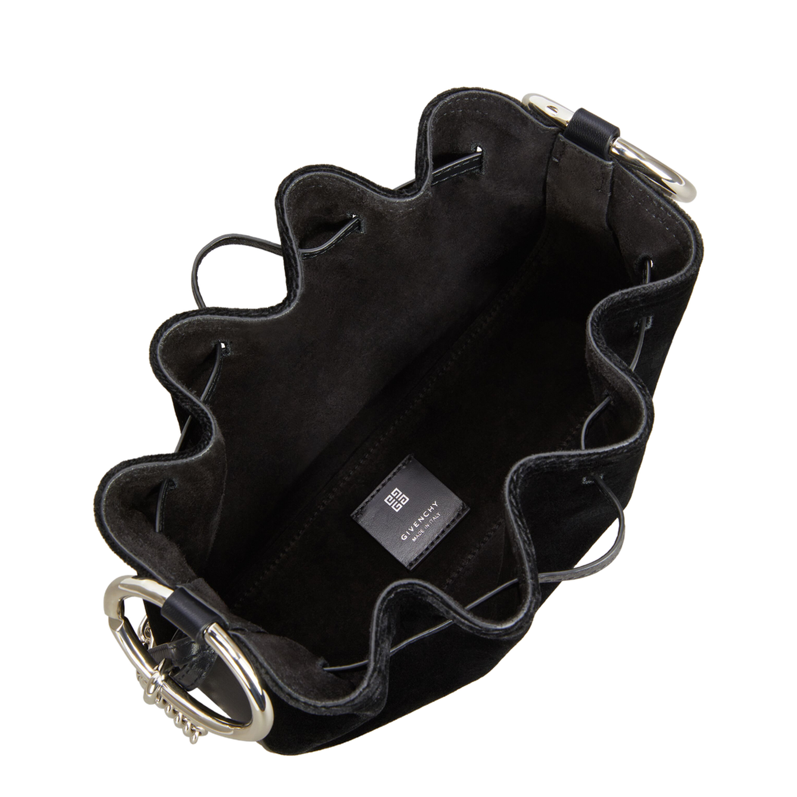 Pumpkin Mini Bag In Velvet With Strass - Image 5