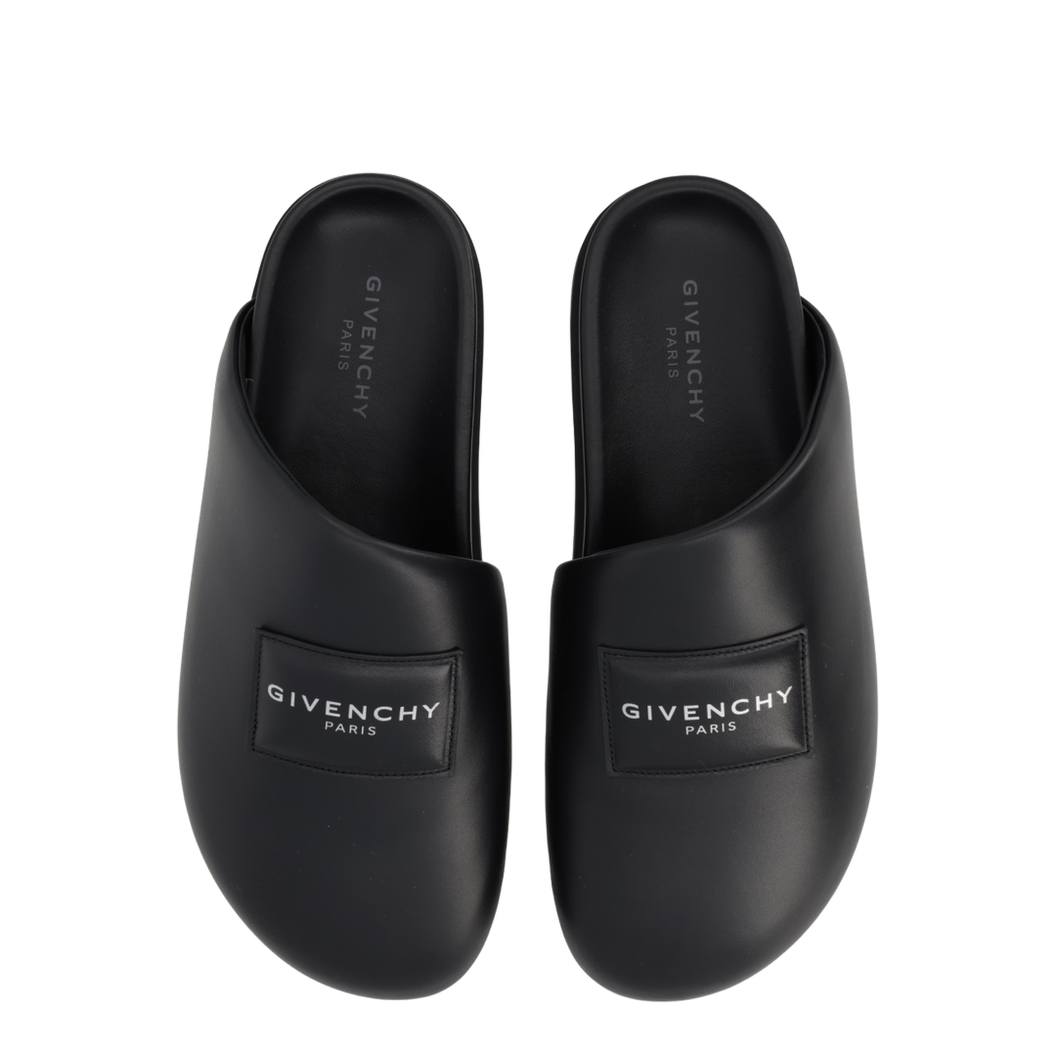 Black Leather Slippers - Image 5