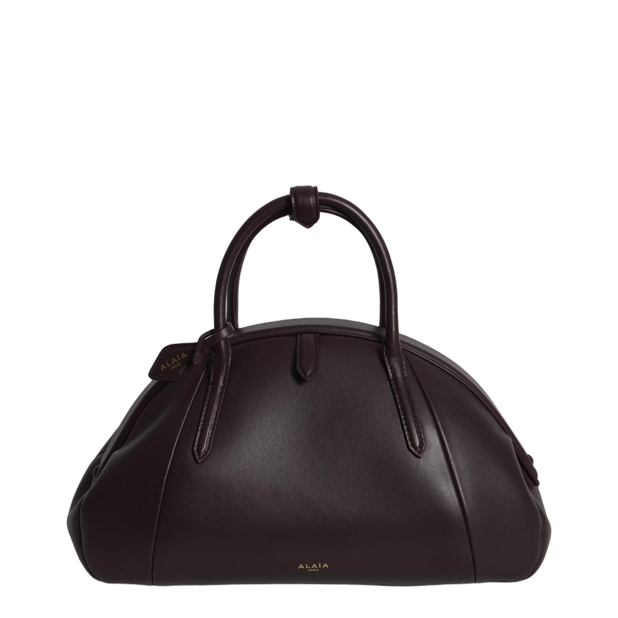 Purse Medium Calfskin Top Handle Bag - Burgundy - Image 1