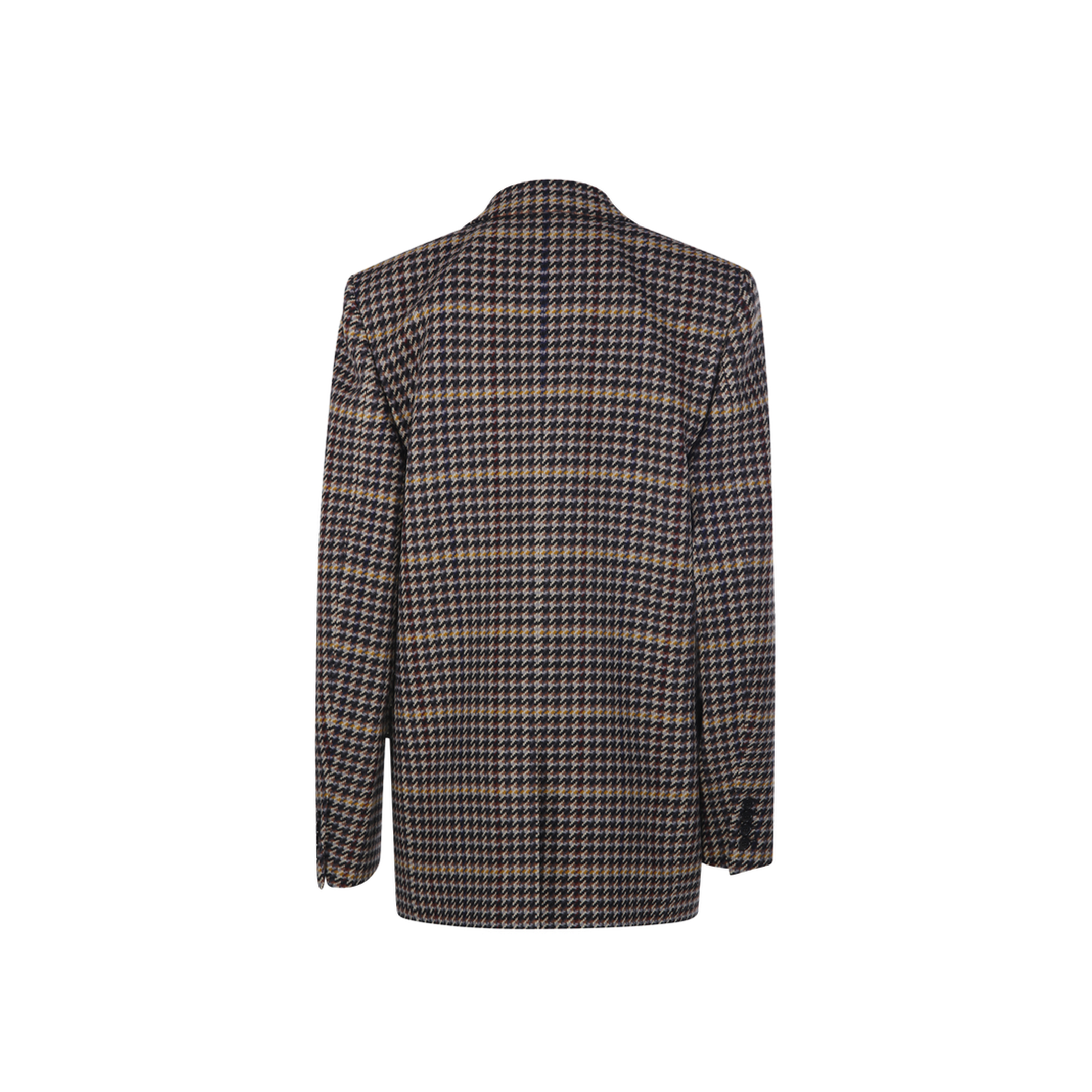 Brown Double-Breasted Jacket with Notched Revers - Image 3