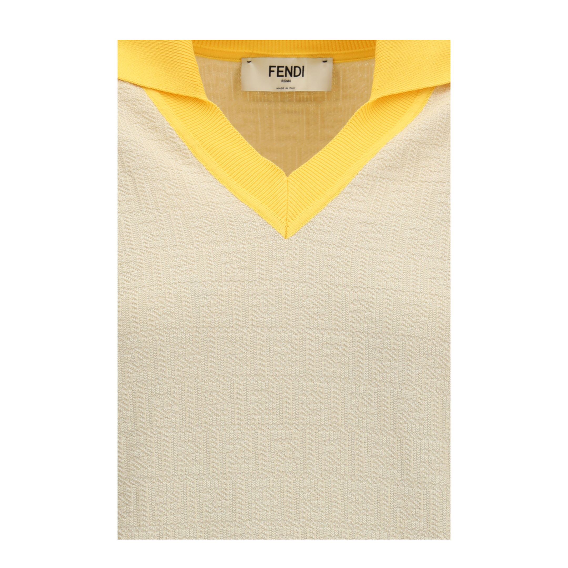 Cotton and Silk Sweater with Logo - Image 3