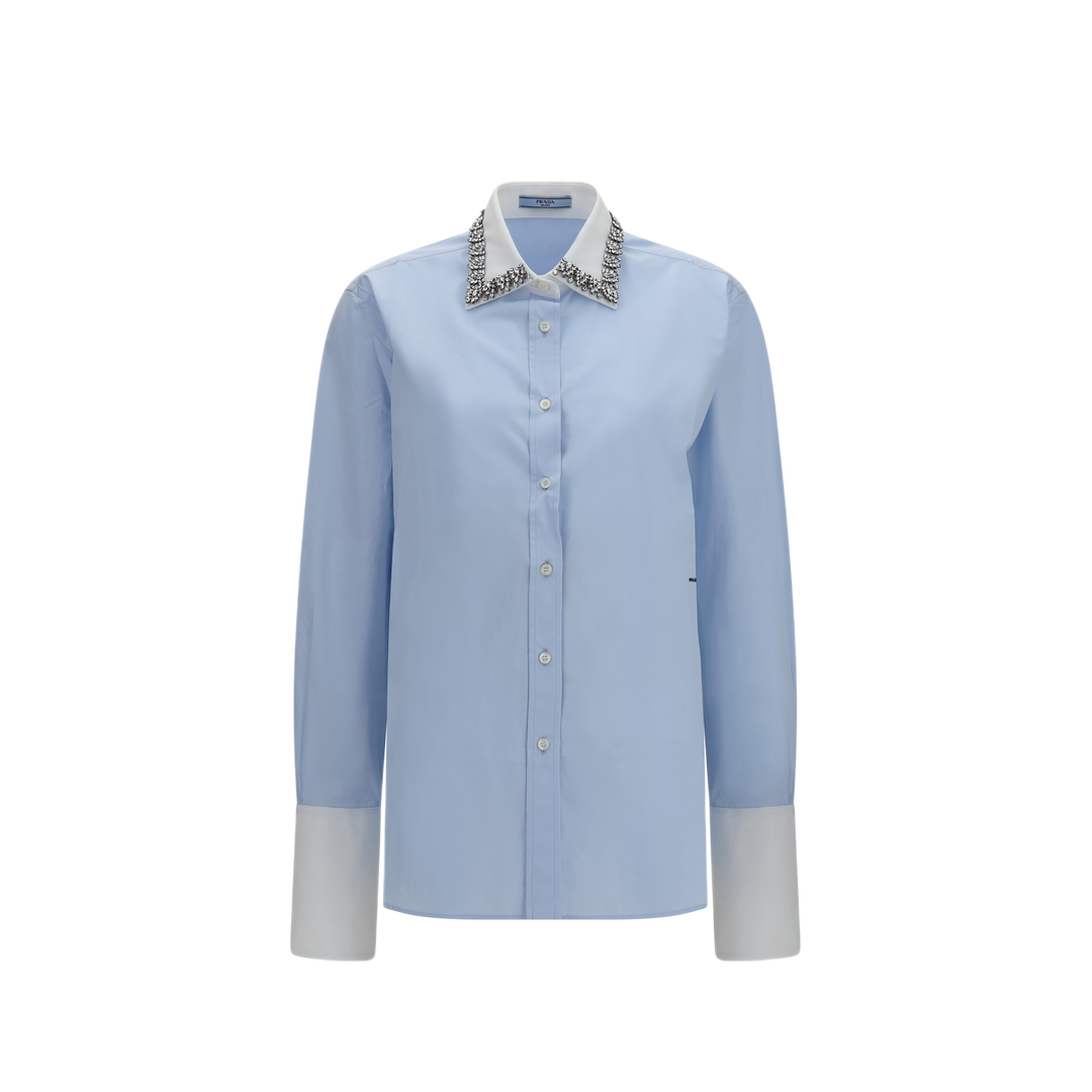 Jewel-embellished Collar Shirt - Image 1