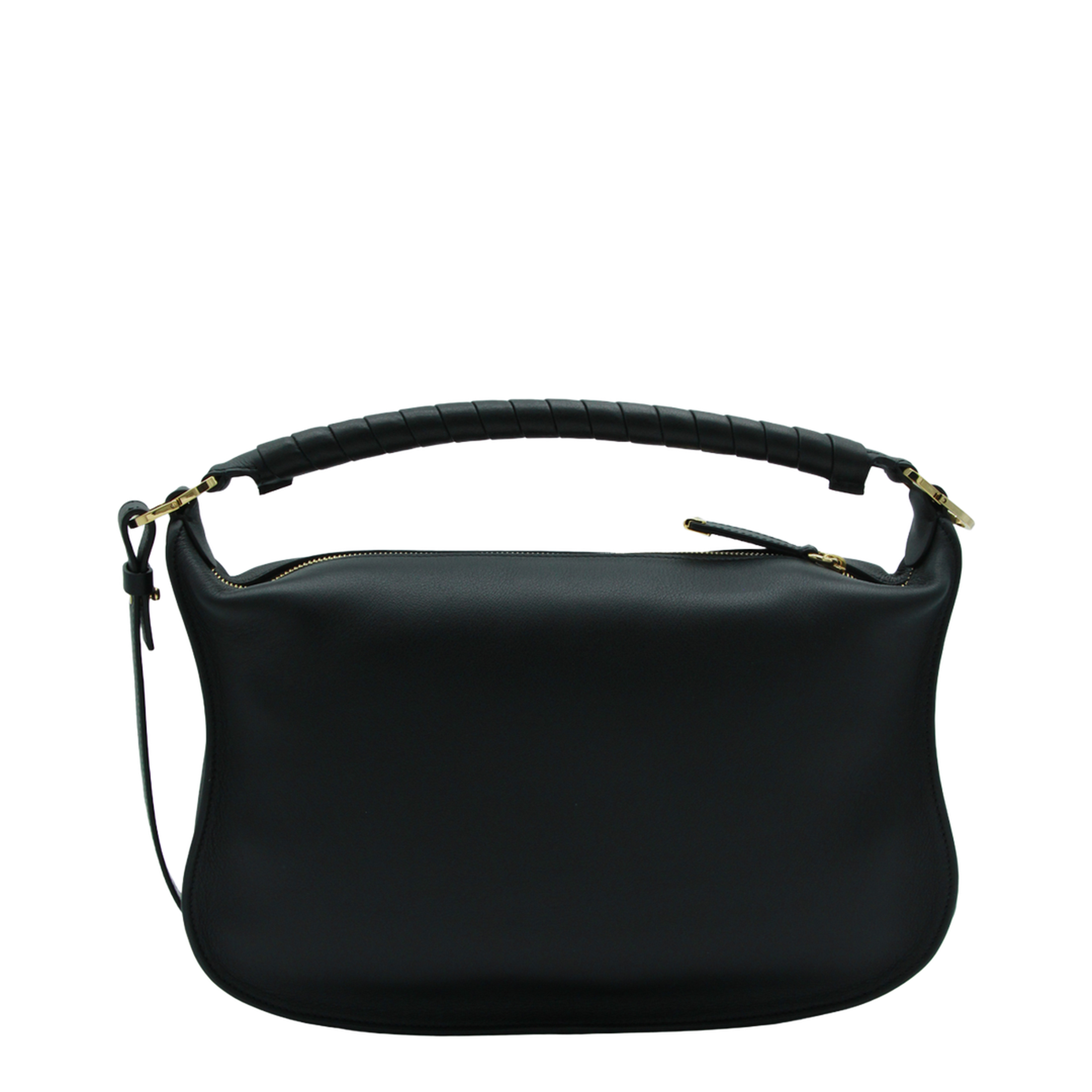 Marcie Small Calfskin Shoulder Bag - Black - Image 6