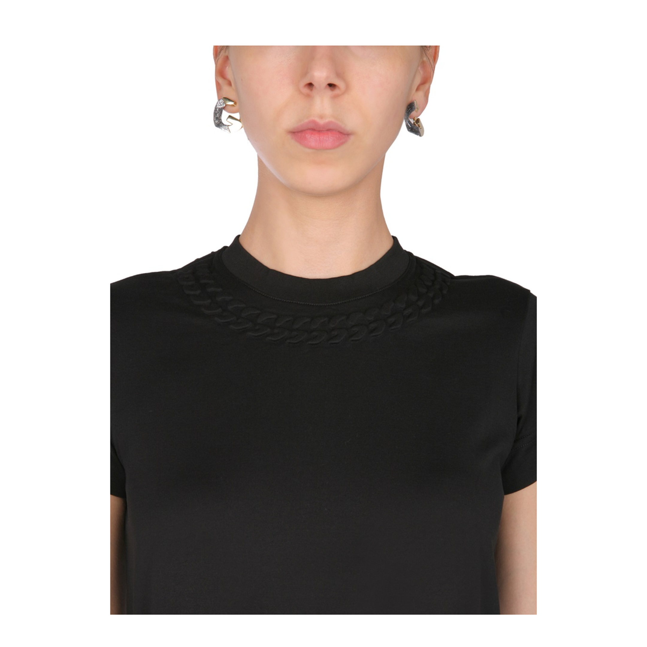 T-Shirt with Chain Motif - Image 3