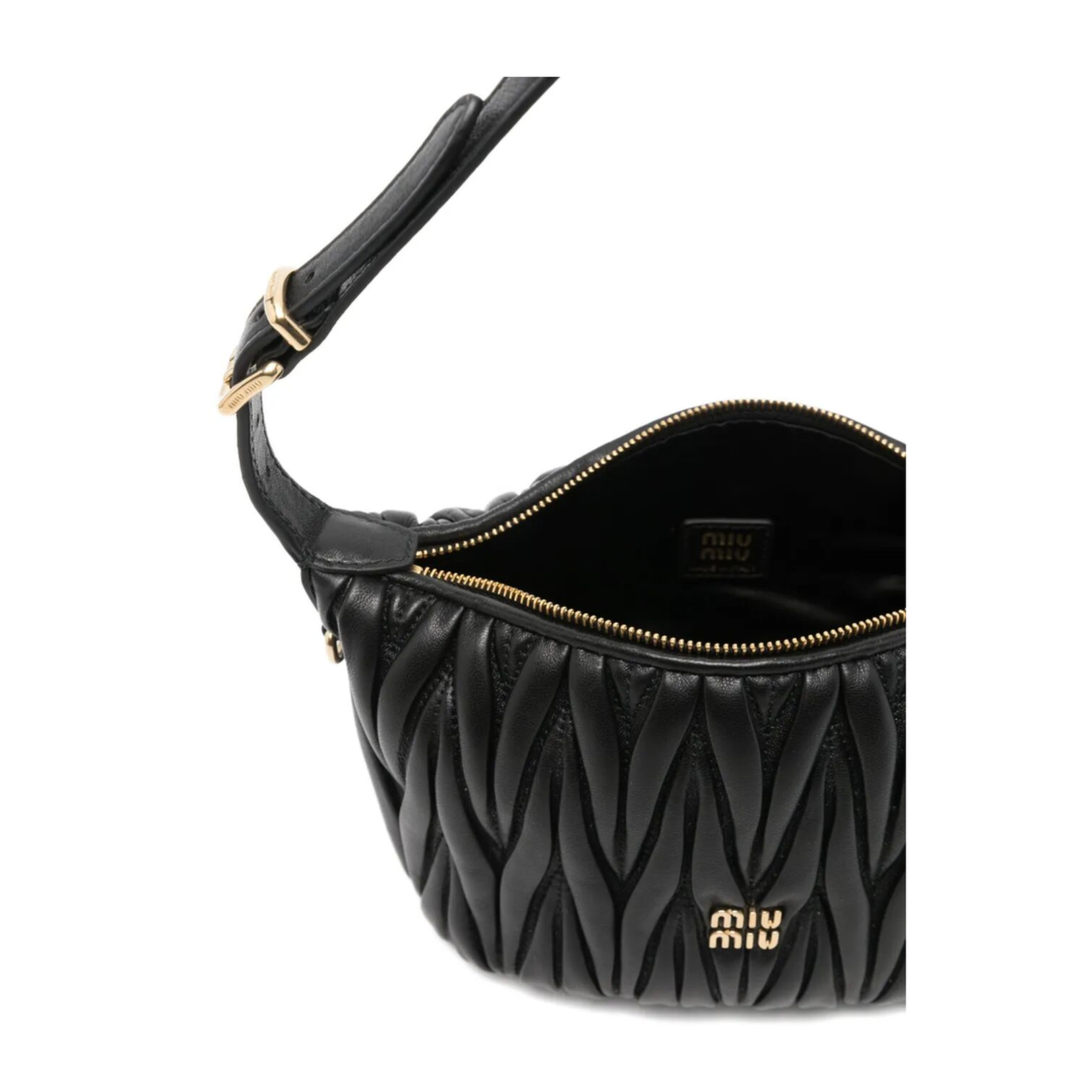 Matelassé Nappa Leather Pouch - Image 4