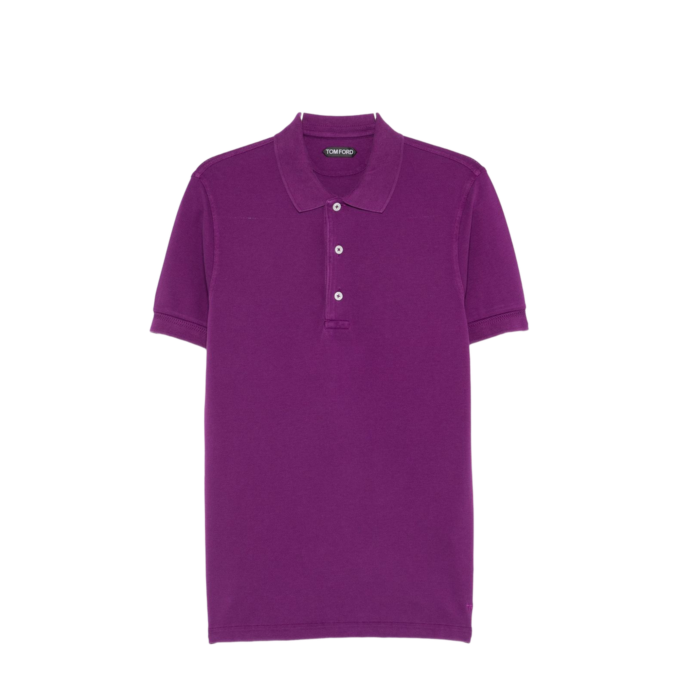 Cotton Blend Polo Shirt - Image 1
