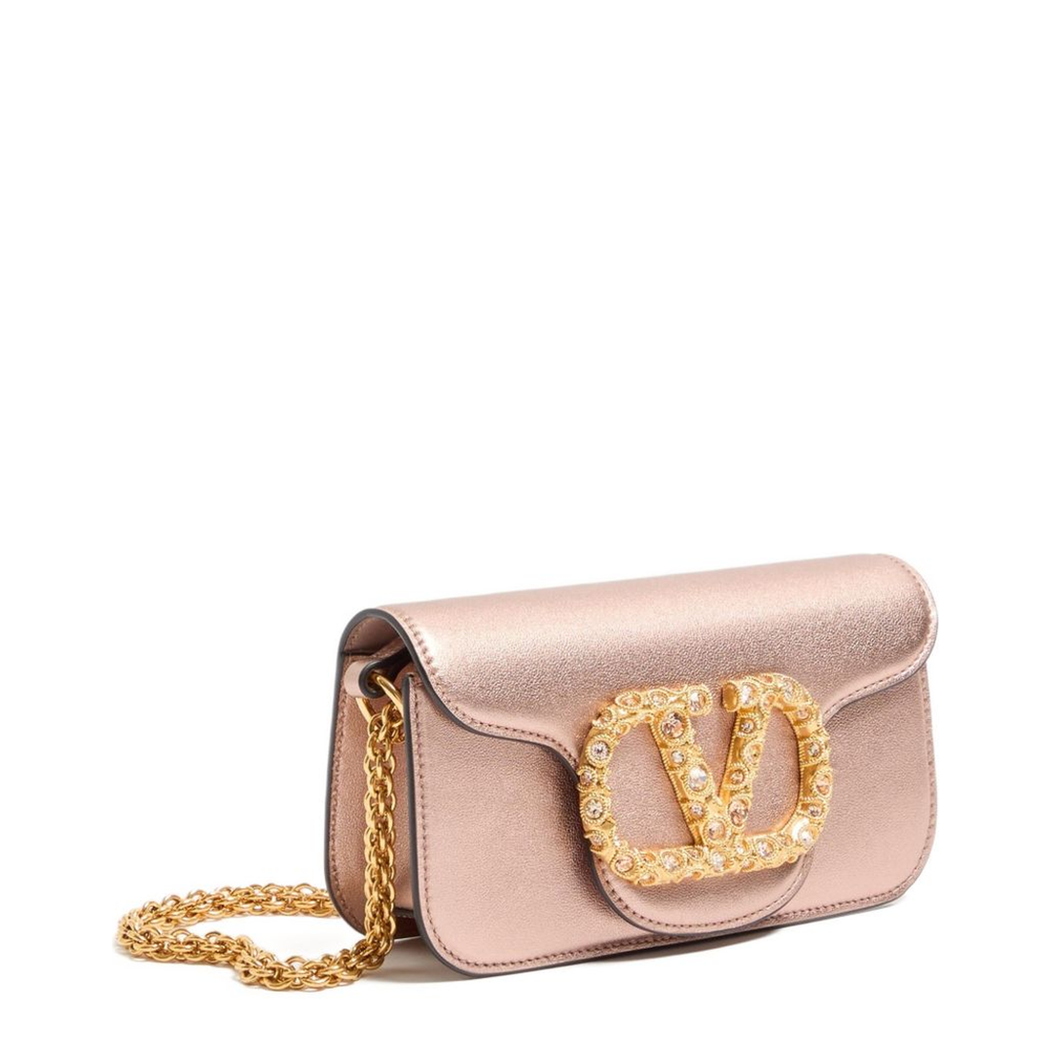 Locò Small Calfskin Shoulder Bag - Pink - Image 4