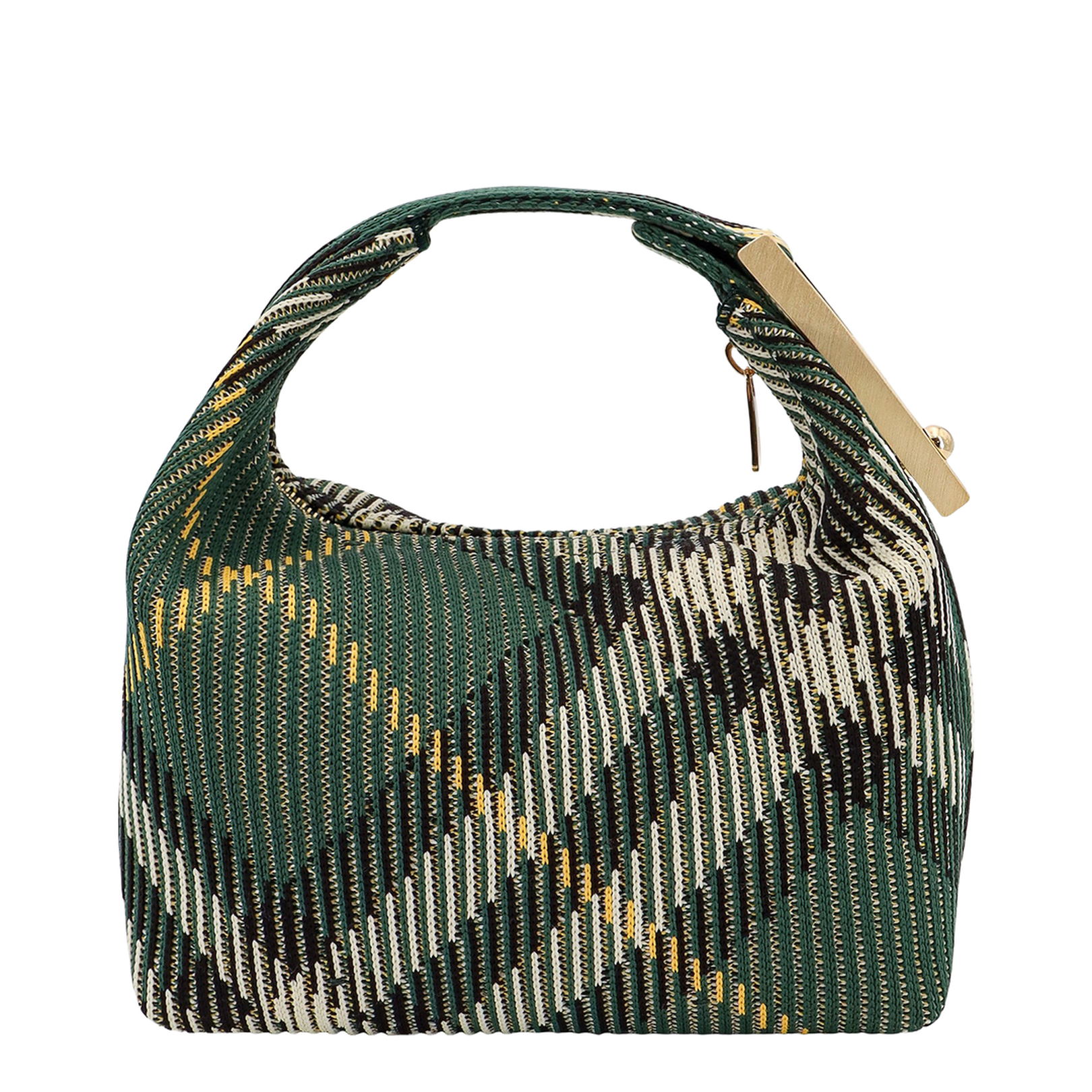 Embroidered Nylon Mini Peg Handbag - Image 2