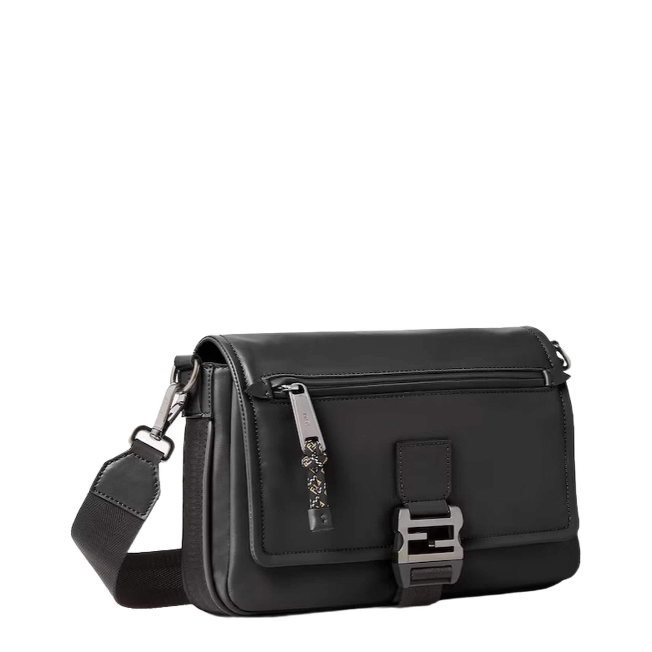 Flux Messenger Leather Black - Image 2