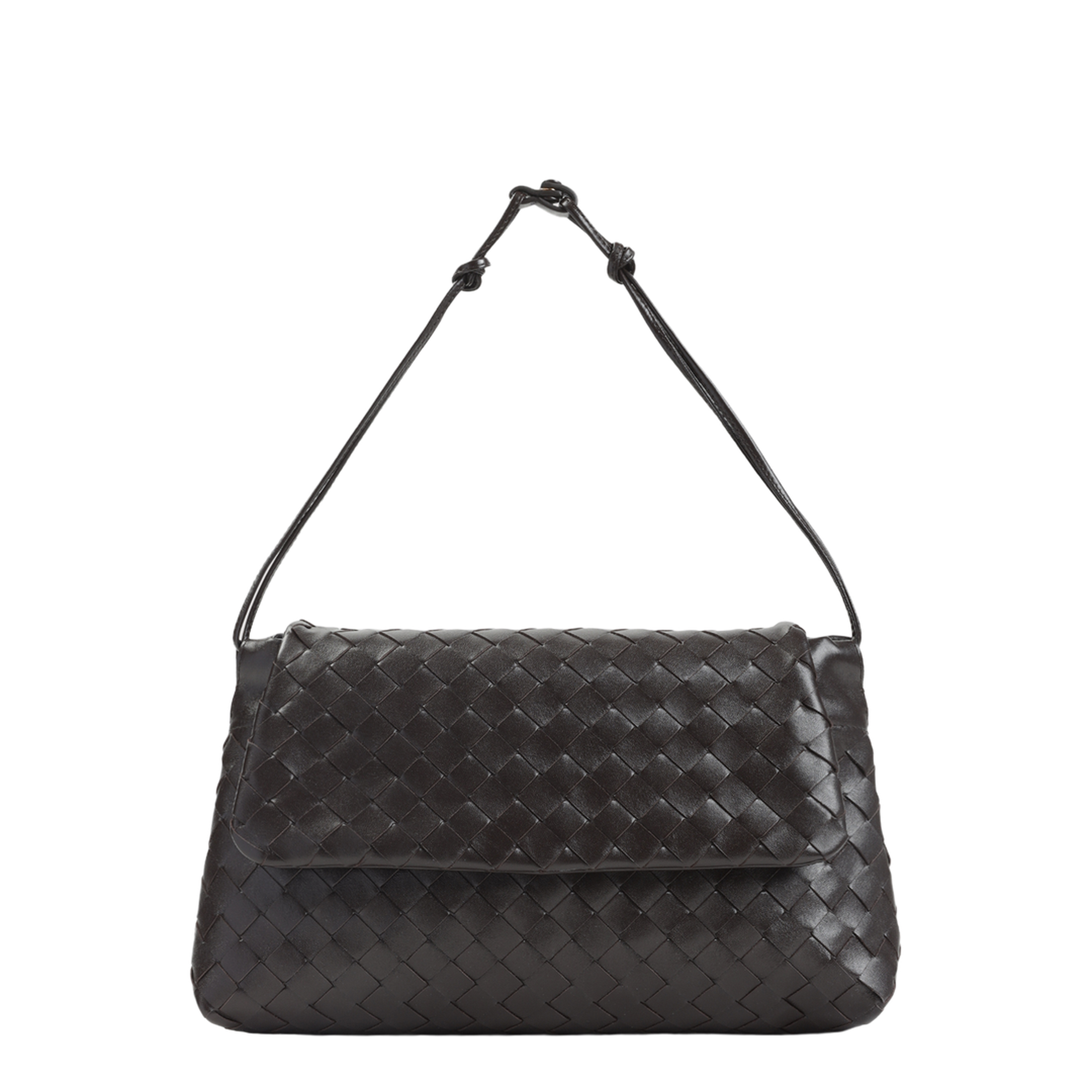 Dustbag Clutch Leather Brown - Image 3