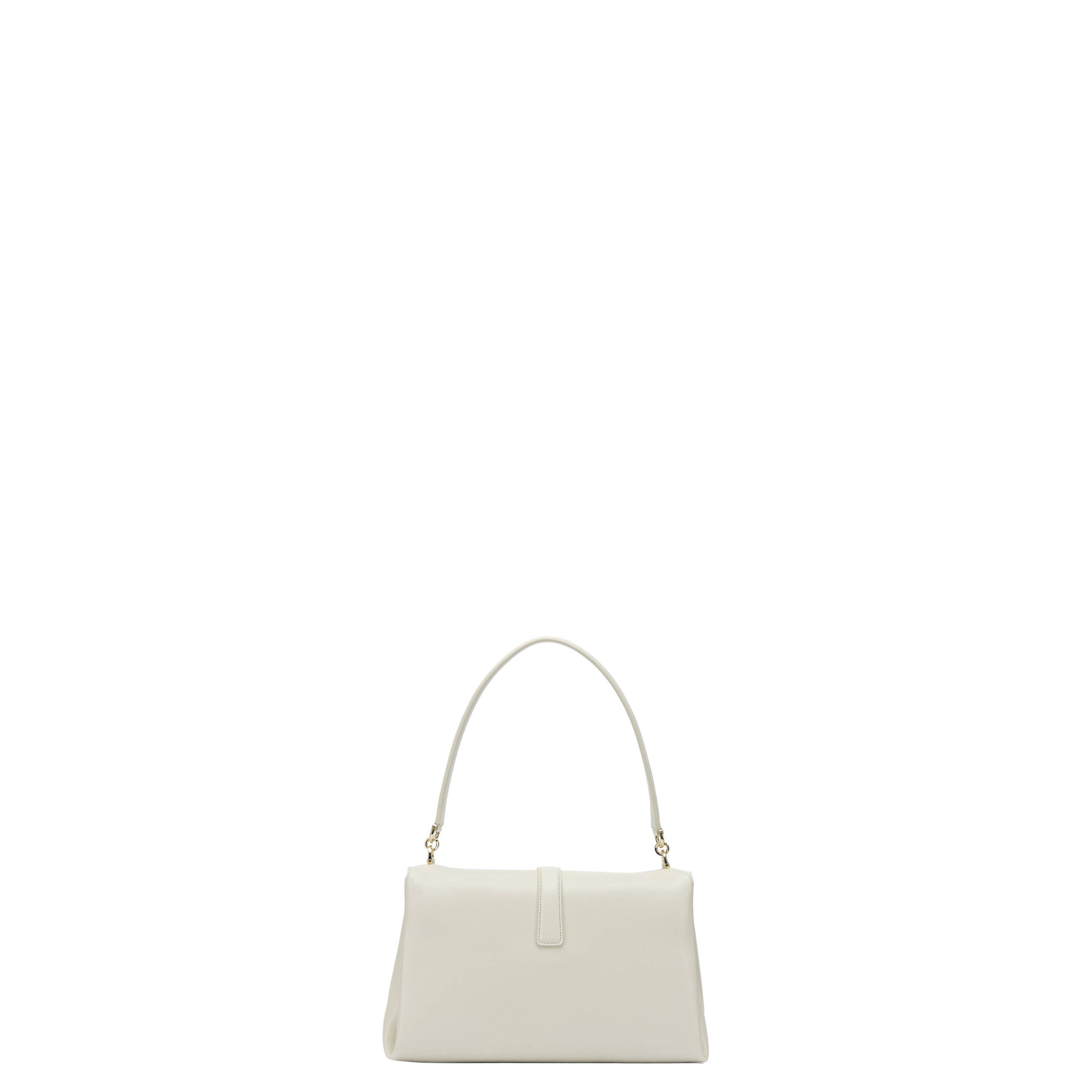 Leather Shoulder Bag White - Image 3