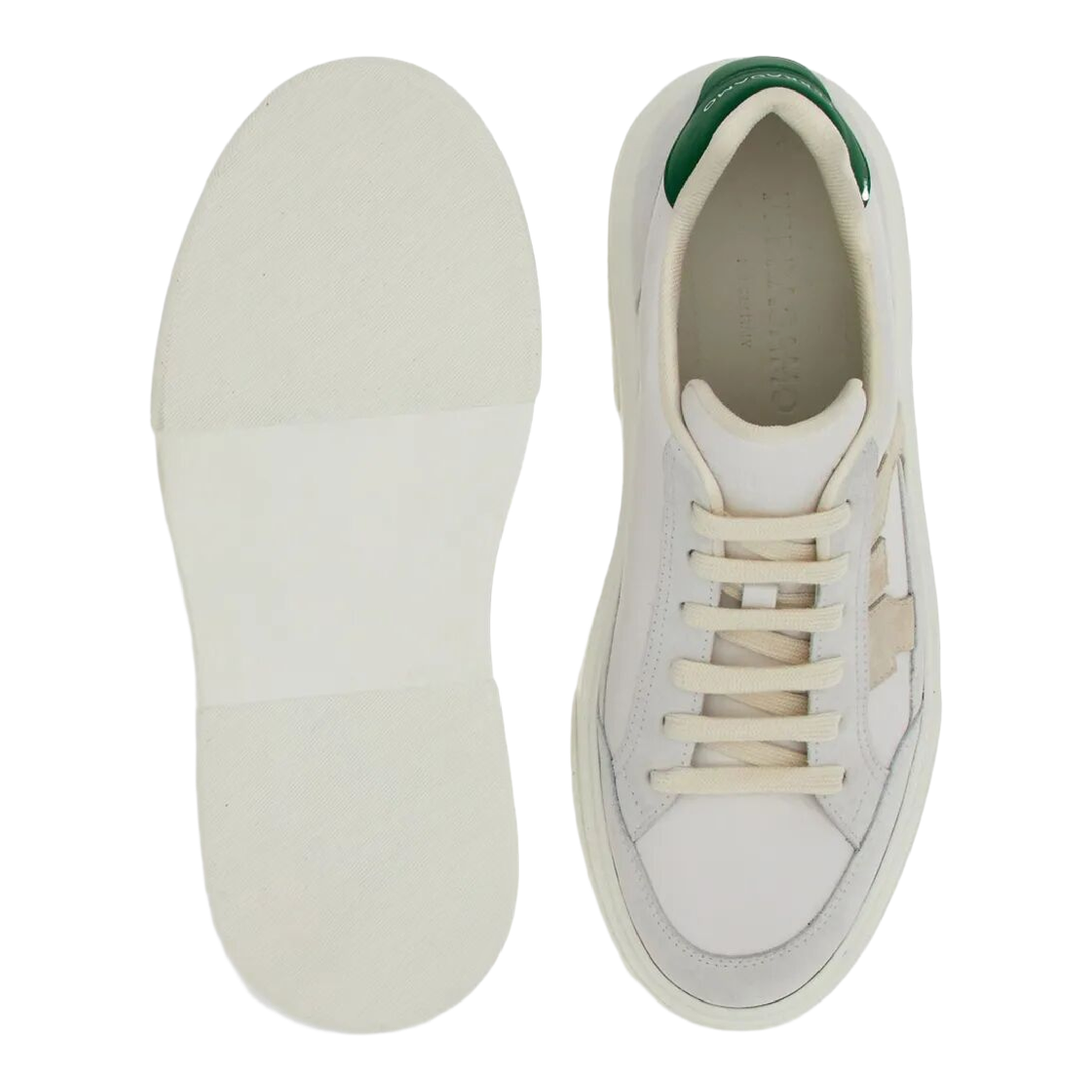 Leather Sneakers with Gancini Patch - Image 5
