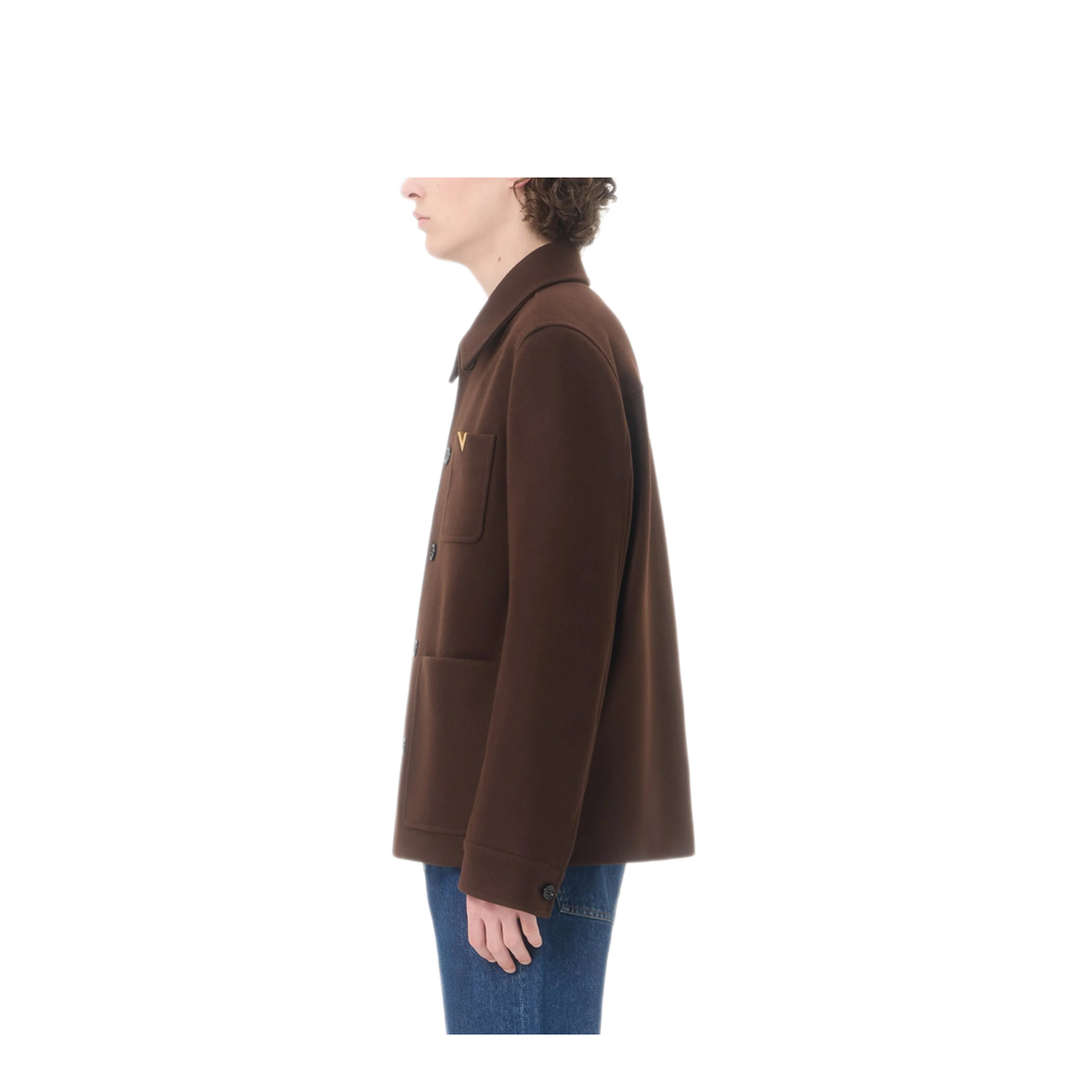 Wool Jacket with Vgold - Image 2