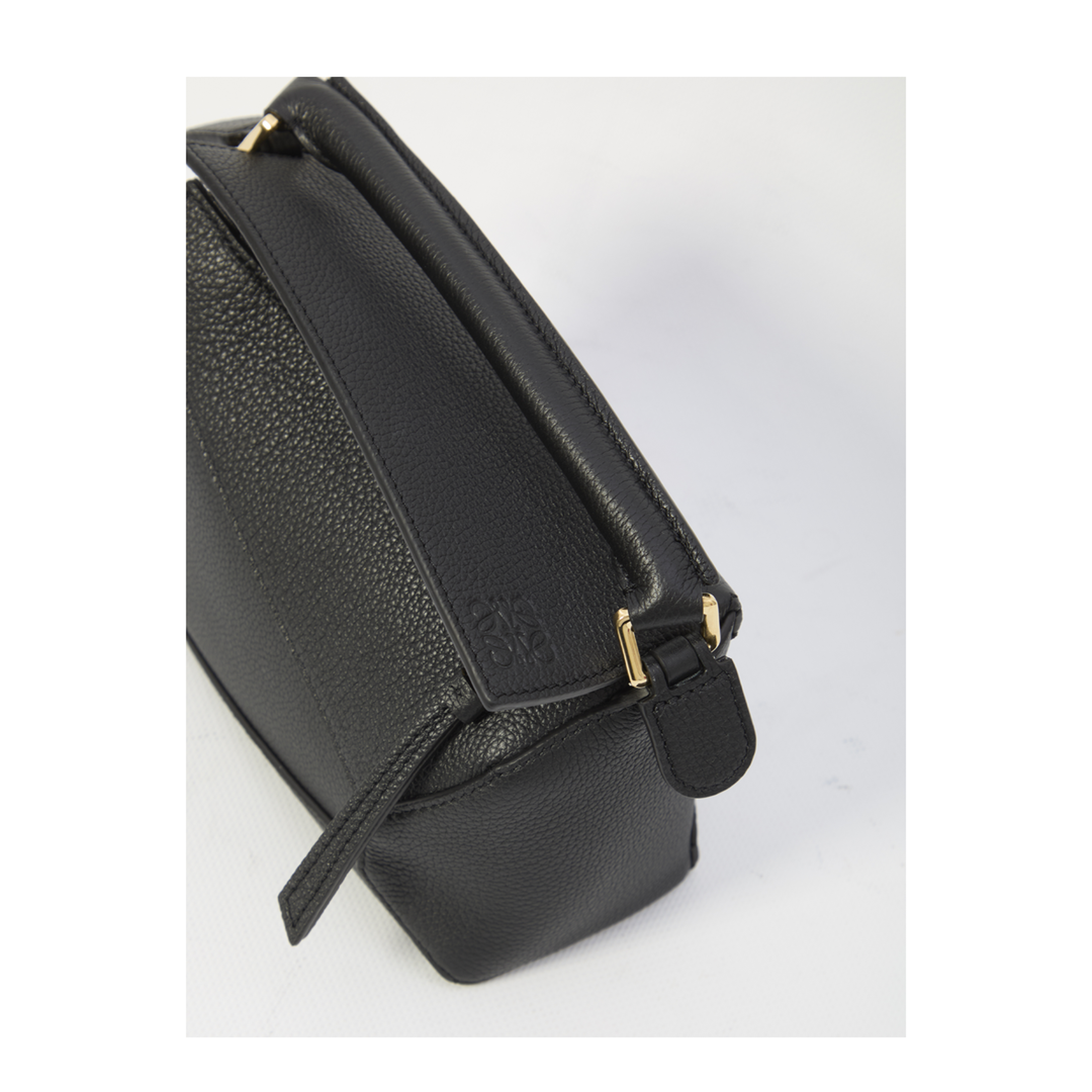 Puzzle Edge Mini Calfskin Shoulder Bags - Black - Image 4