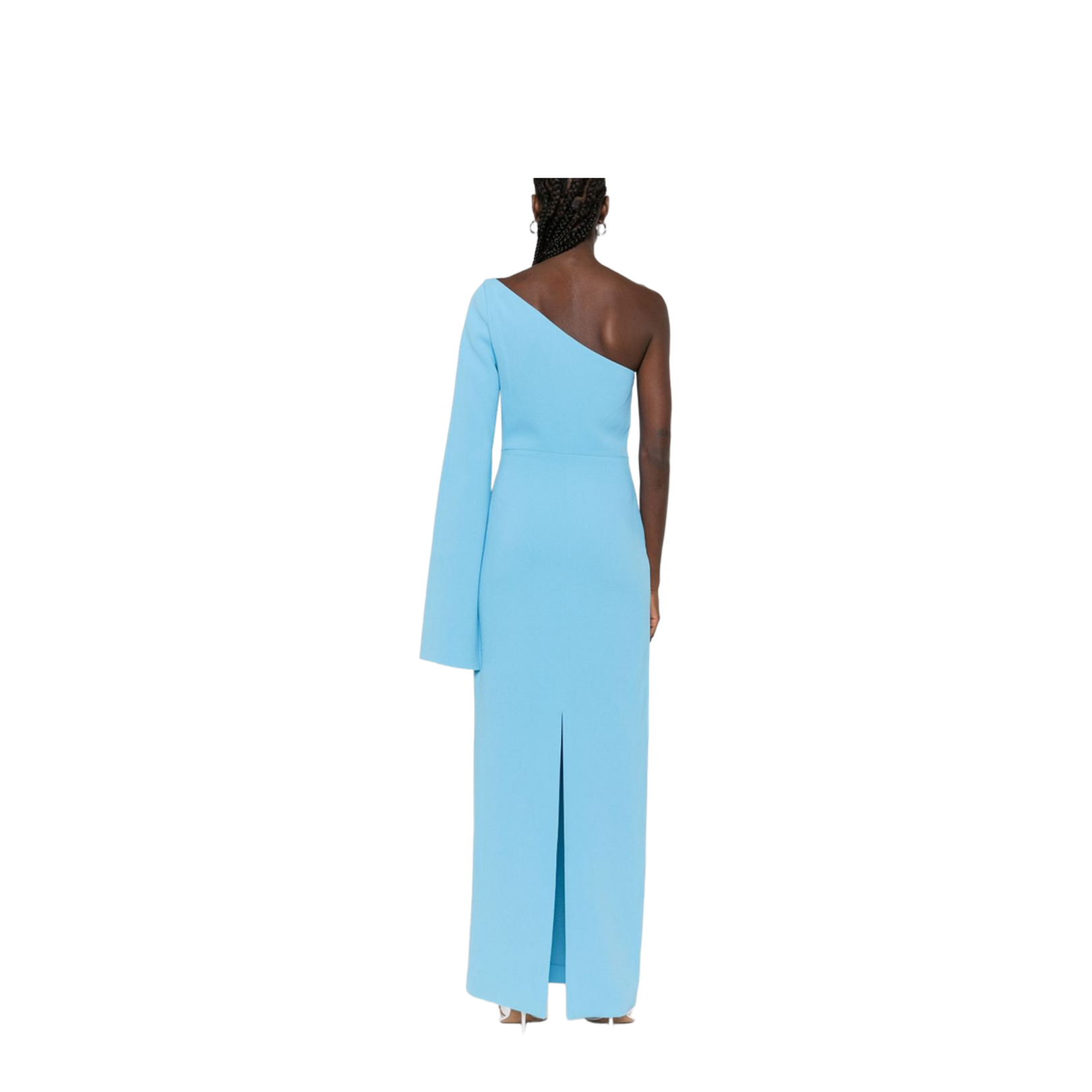Light Blue One-Shoulder Maxi Dress - Image 3