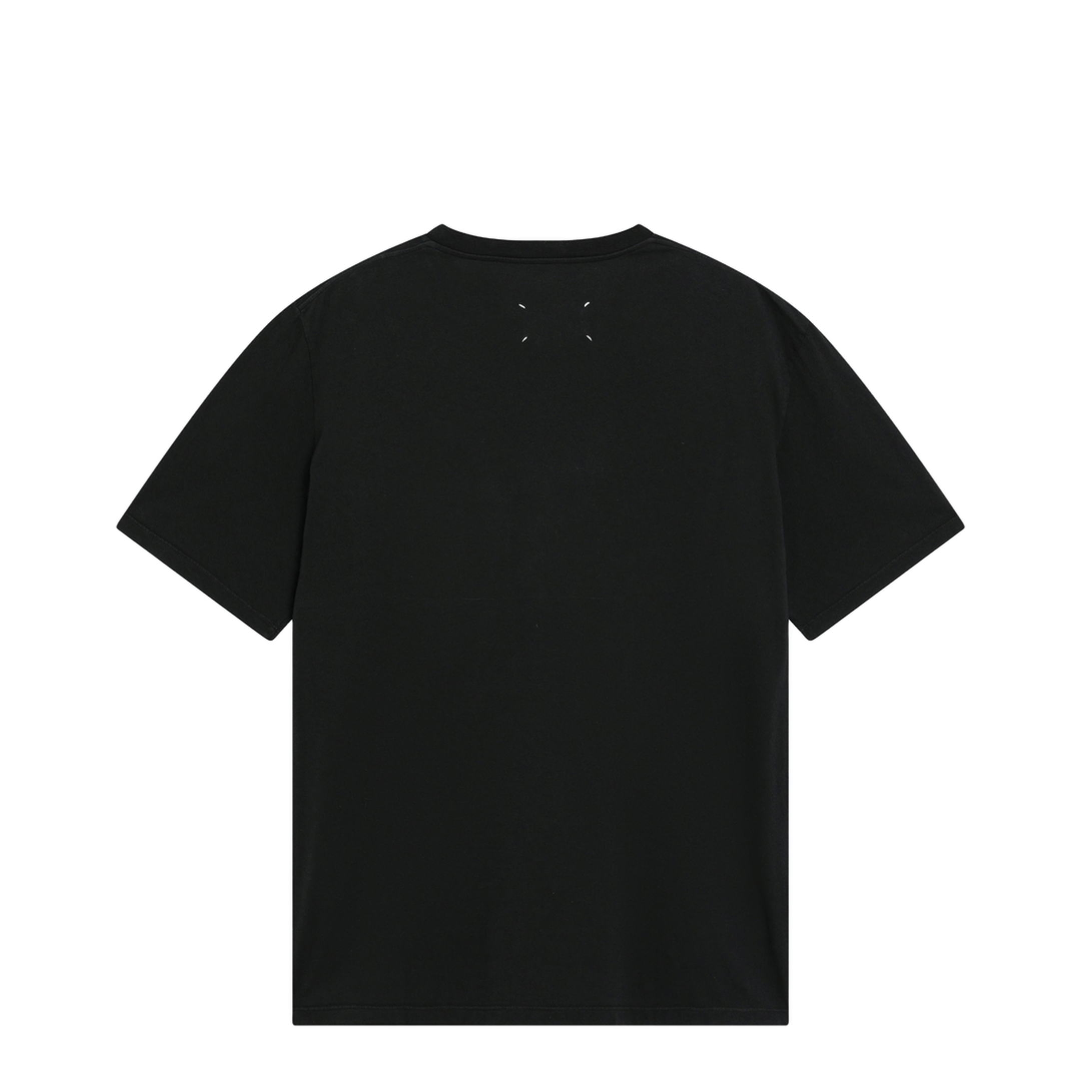 Taped Cotton Jersey T-Shirt In Black - Image 2