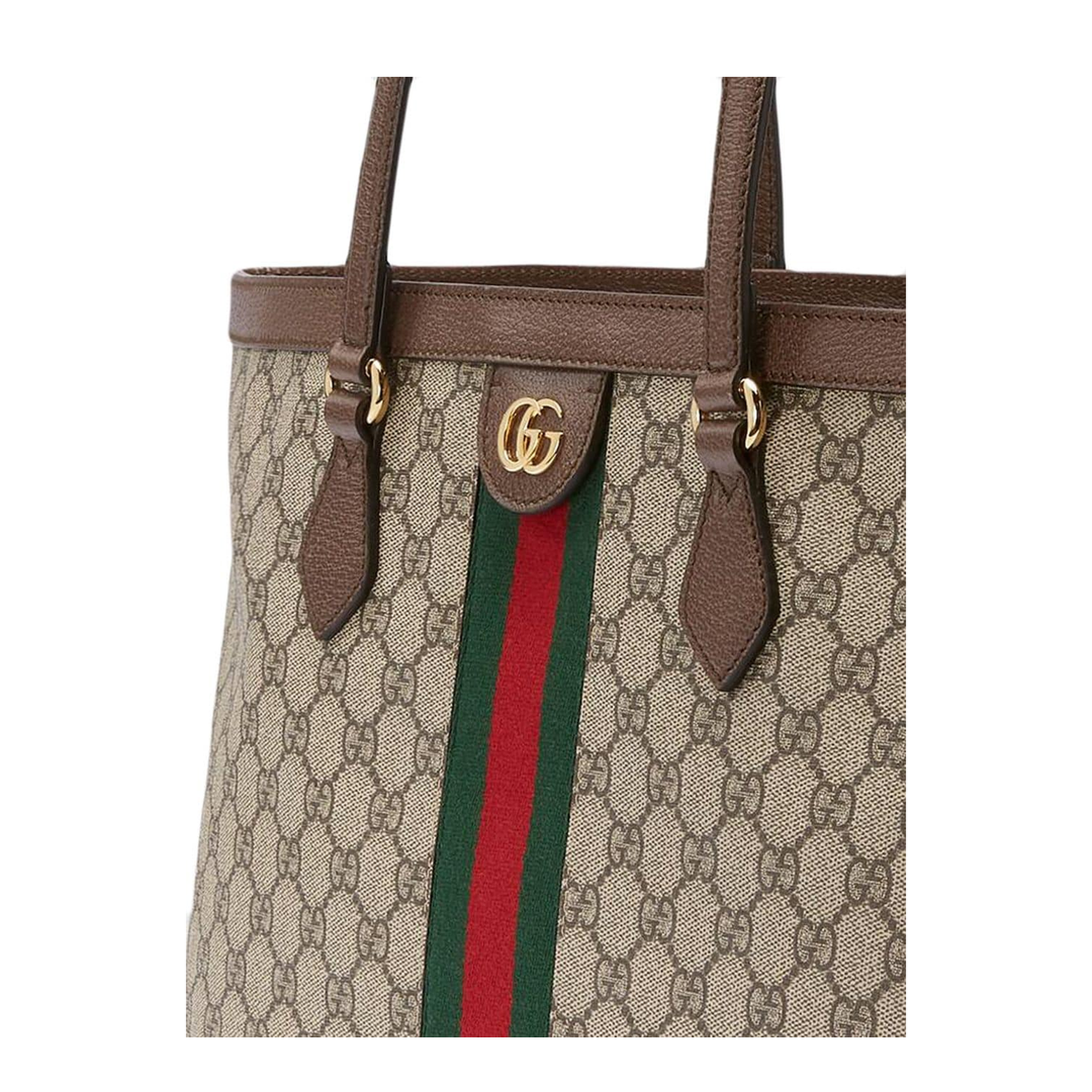 Ophidia Gg Middle-Sized Tote Bag Brown - Image 3