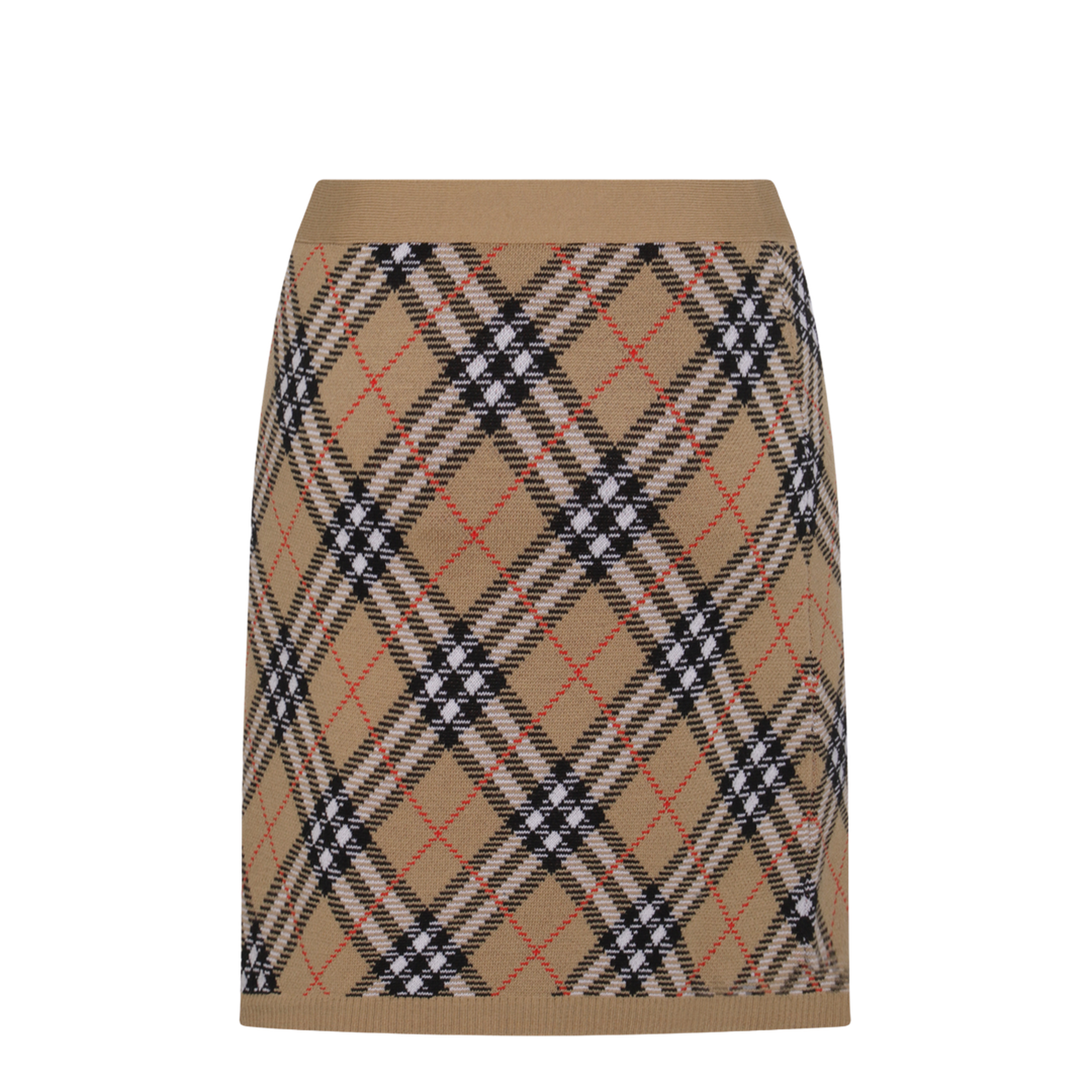 Embroidered Wool Blend Mini Skirt - Image 4