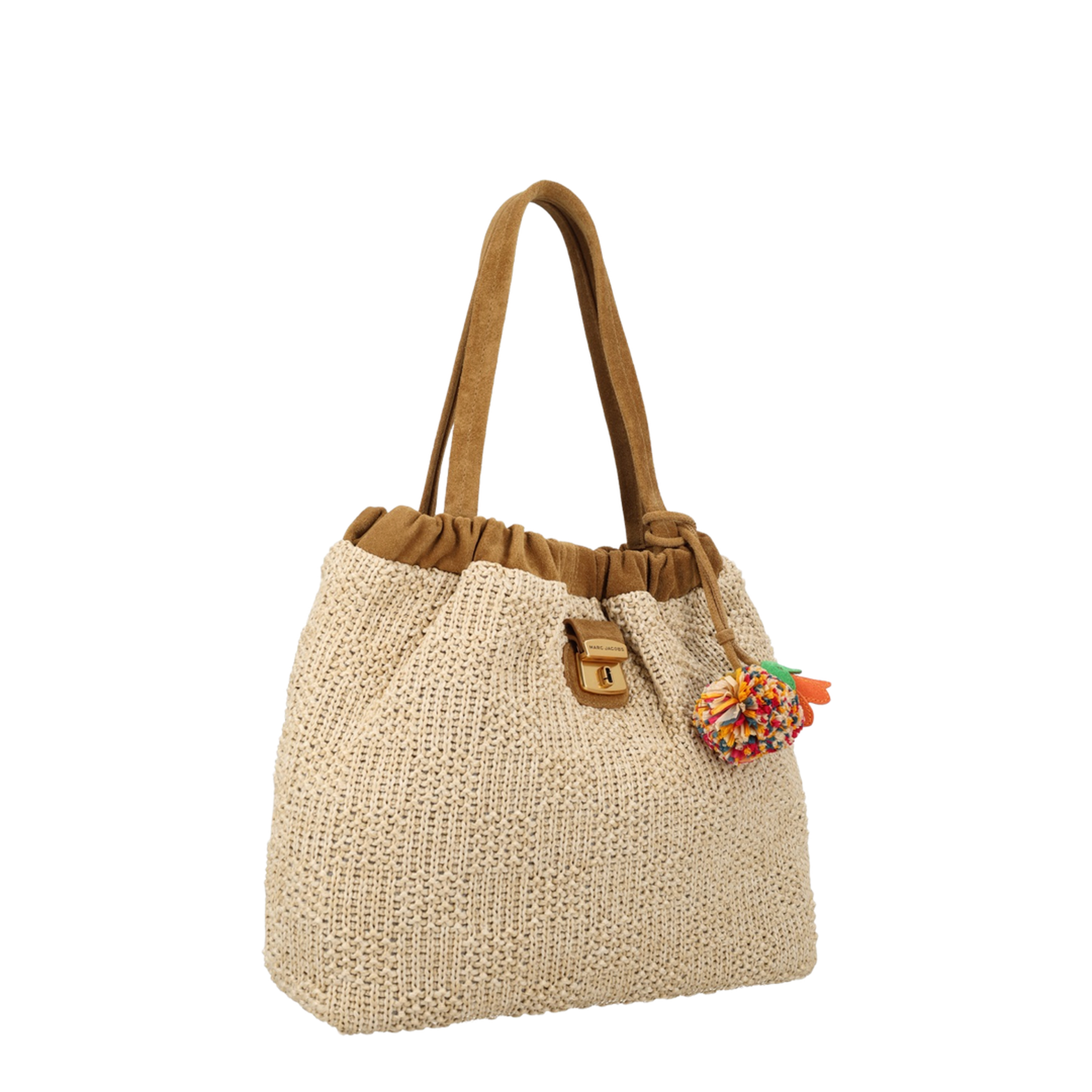 Cristina One Size Two-Way Weave Tote - Natural - Image 3