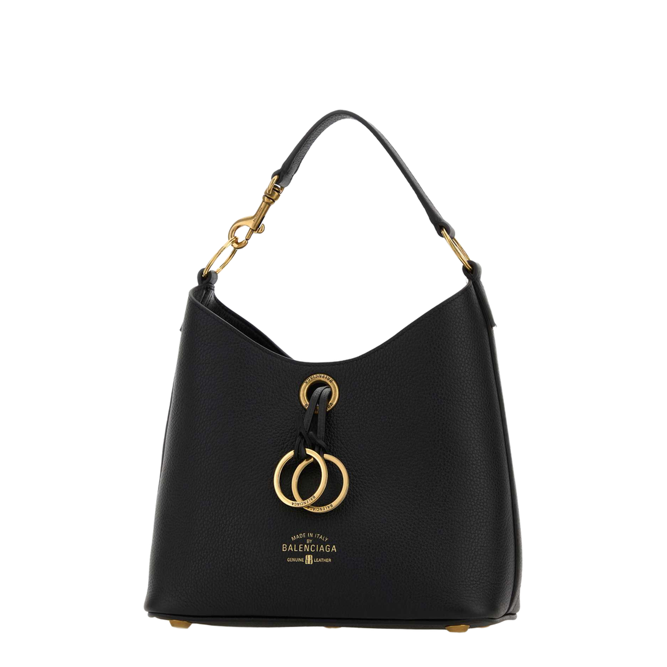 Carrie Small Calfskin Handbag - Black - Image 2