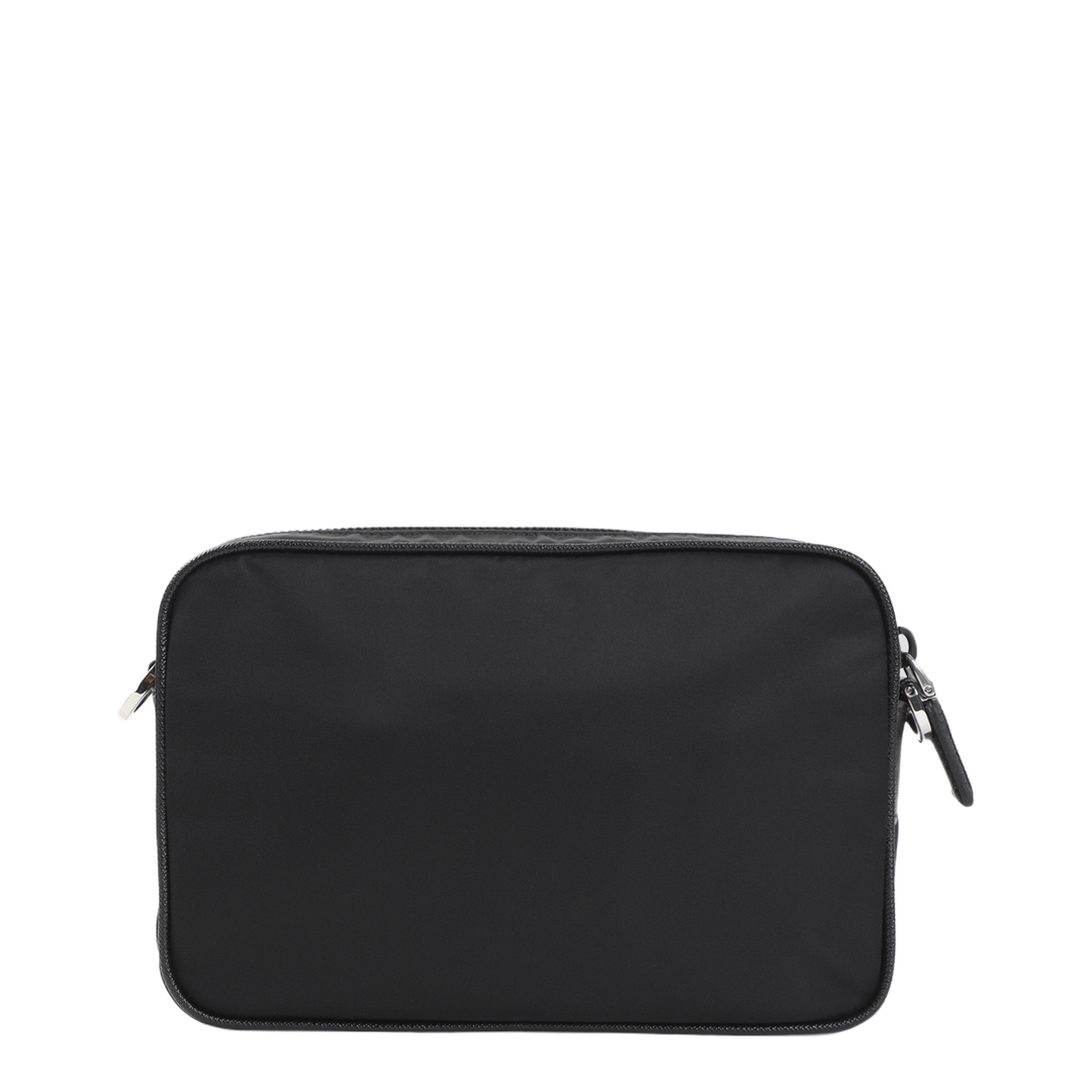 Re-Nylon and Saffiano Leather Messenger Bag - Nero - Image 4