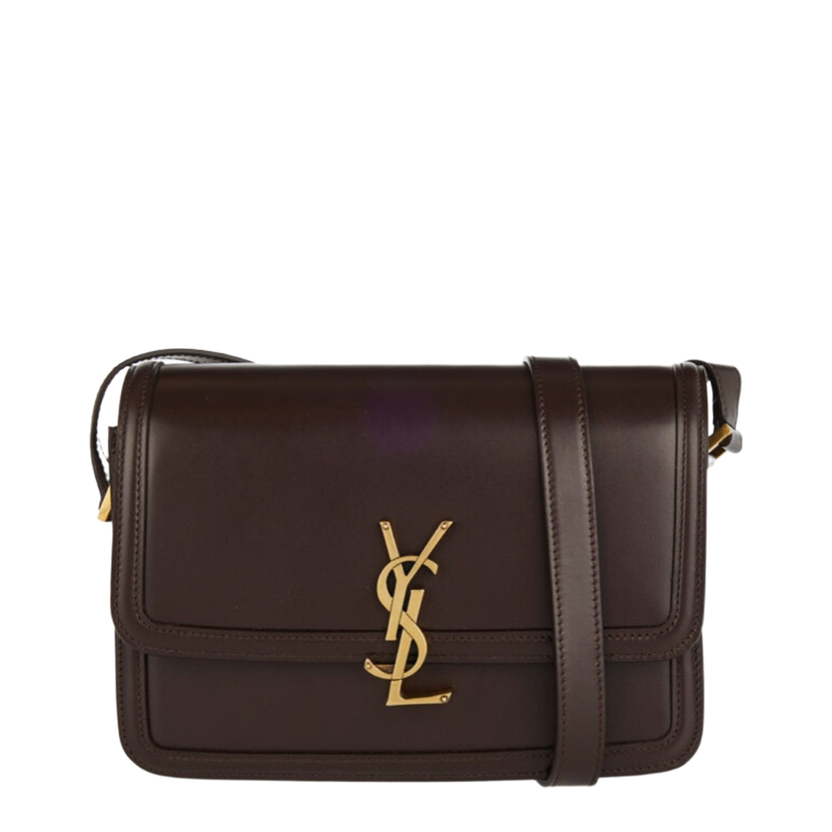 Solferino Medium Leather Shoulder Bags - Brown - Image 1