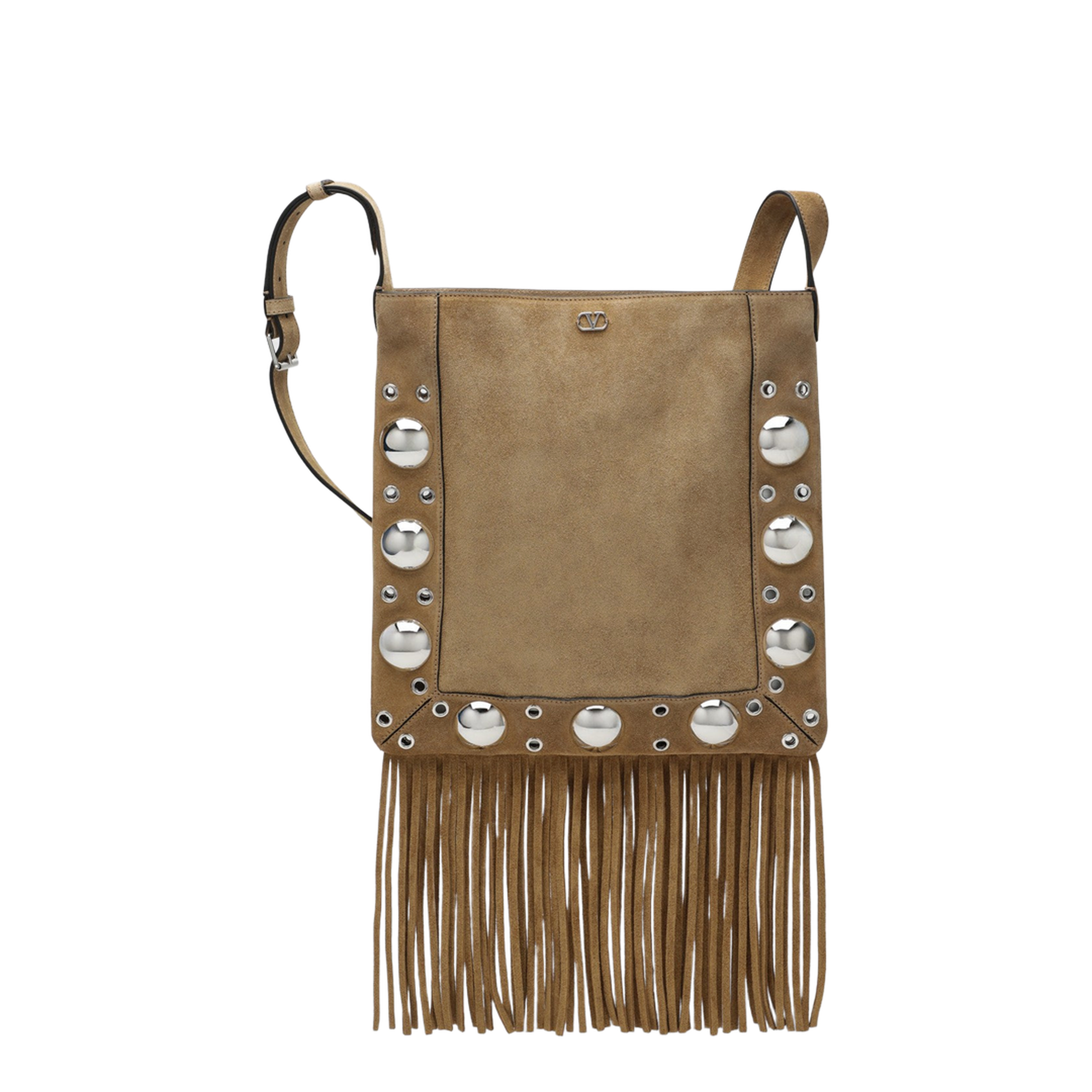 Nellcôte Suede Shoulder Bag - Havana Beige - Image 1