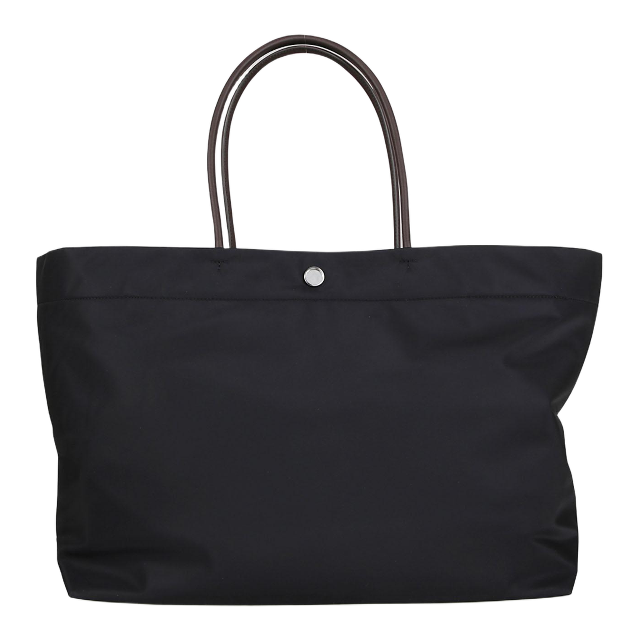 Ella Twist Nylon Shoulder Bag With Maxi Front Logo Patch - Image 3