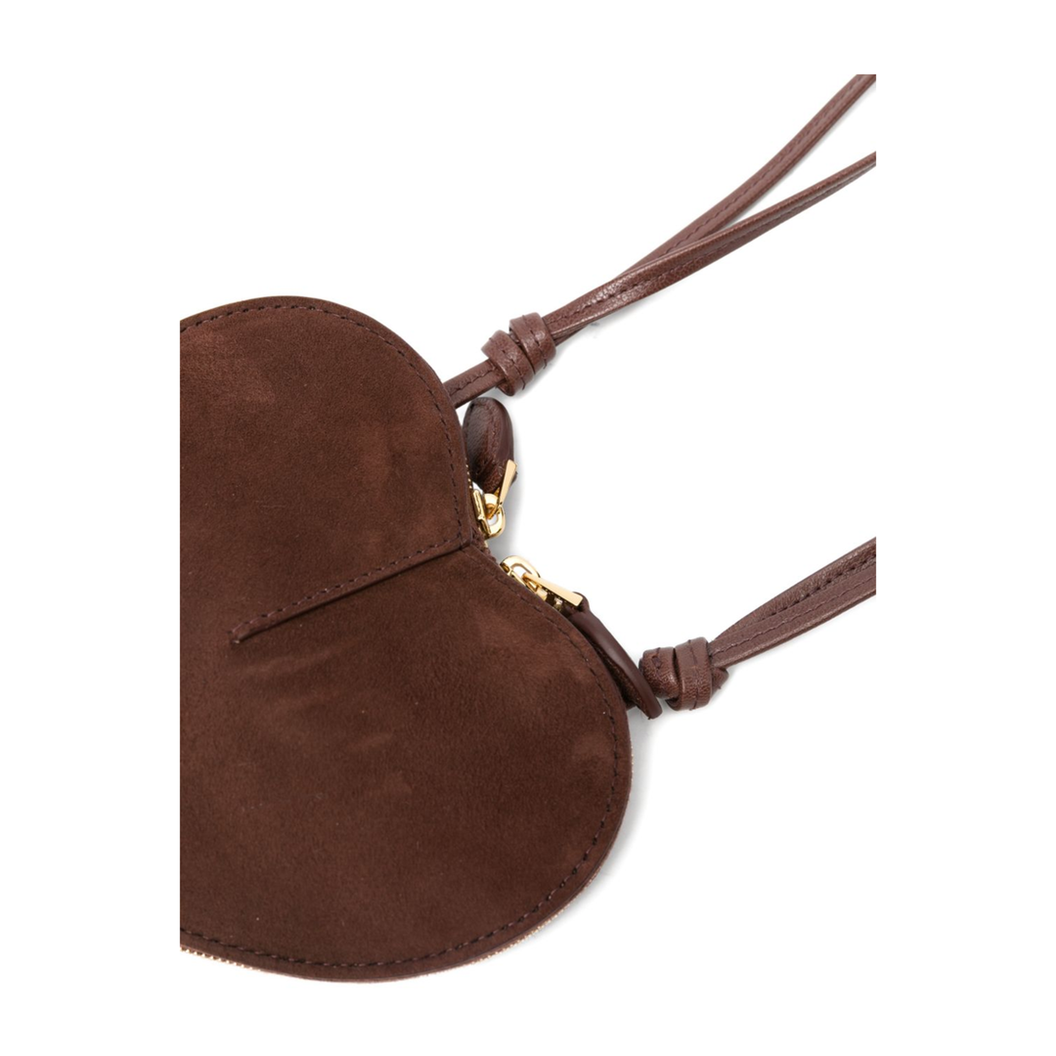 Le Coeur Small Bi-Material Leather Bag - Brun - Image 2