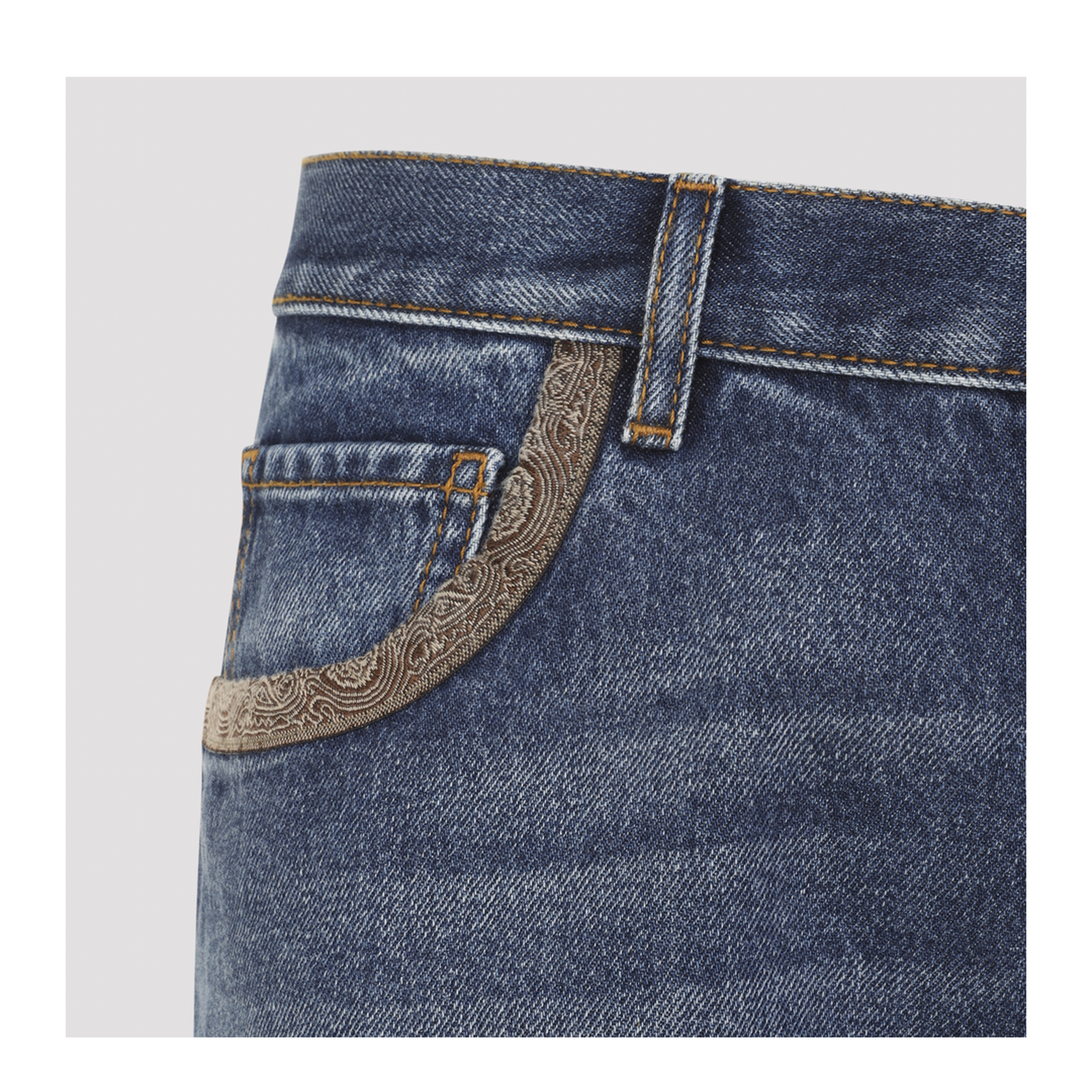 Straight Leg Denim Trouser - Image 5