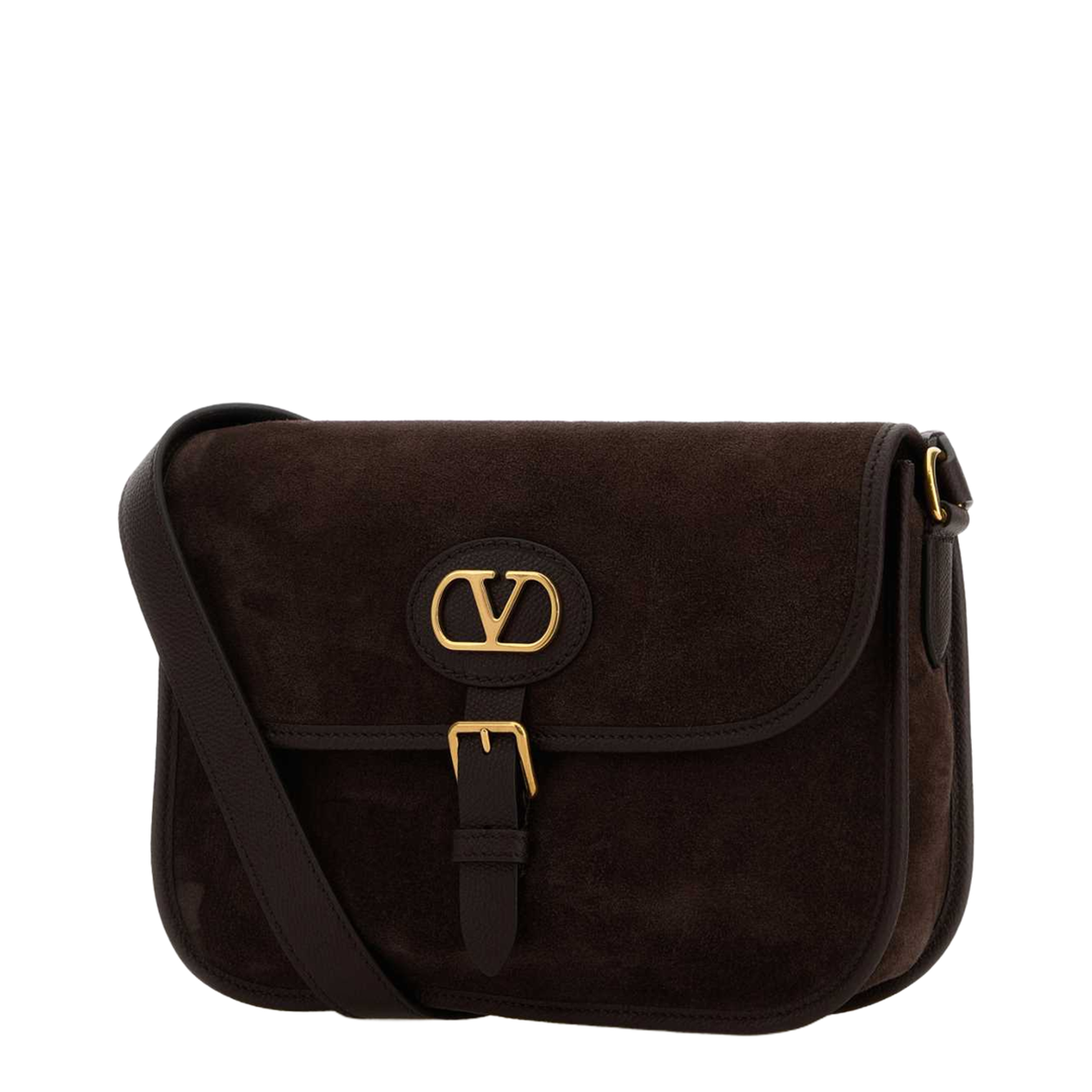 Brown Suede Antibes Crossbody Bag - Image 2