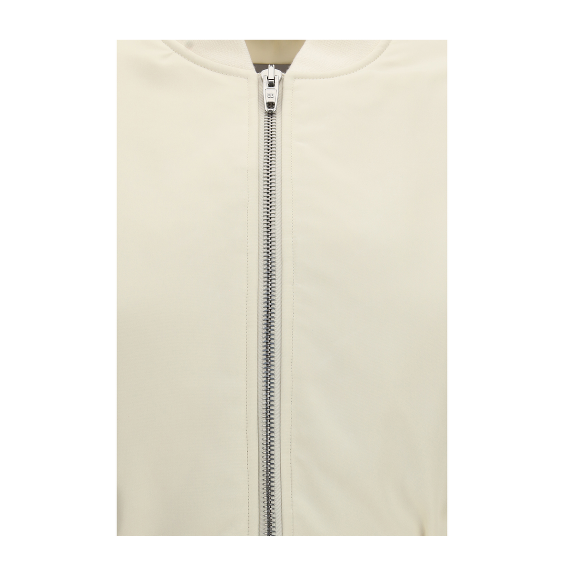 Cropped Bomber Jacket in Technical Faille - Image 3