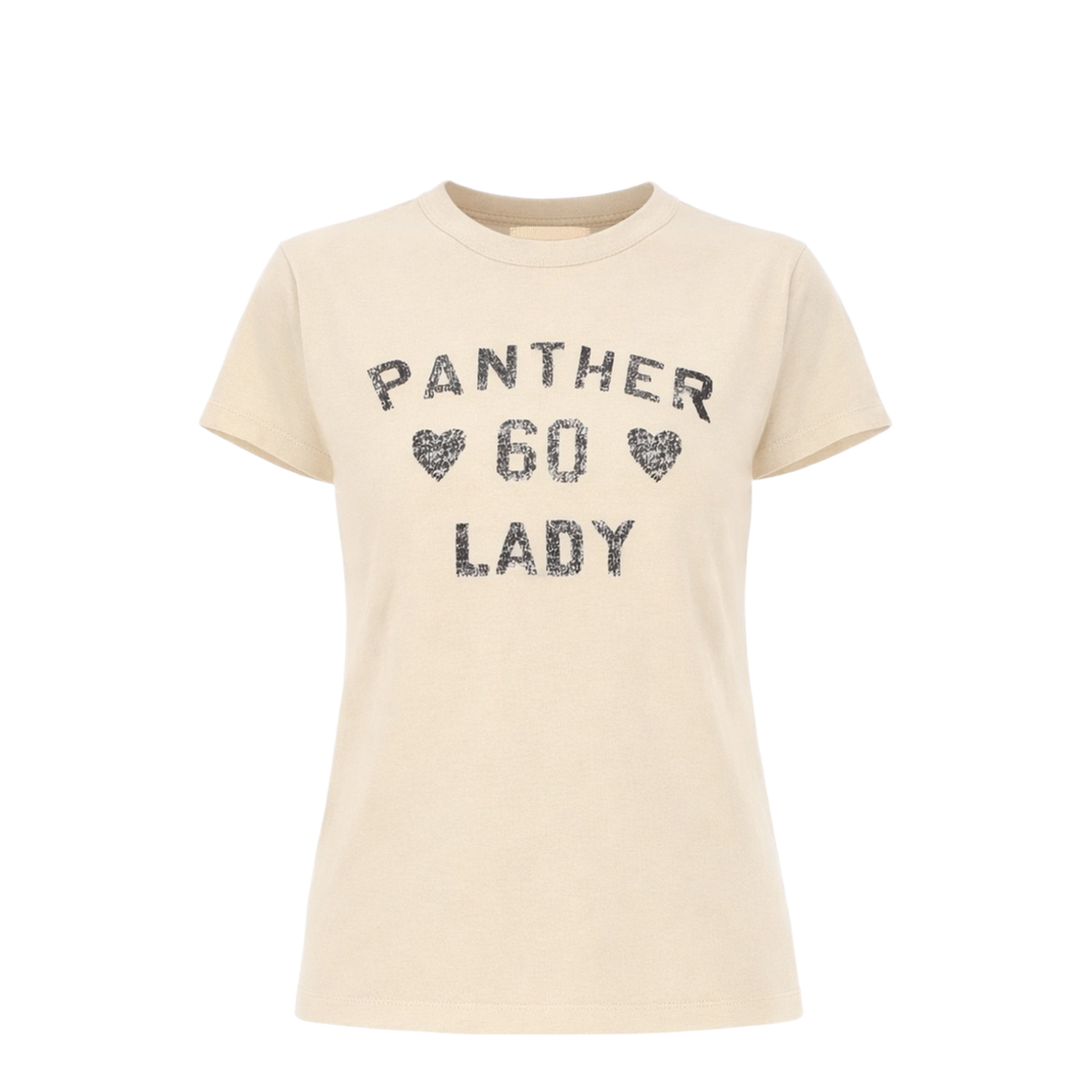 Cotton T-Shirt Cream - Image 1