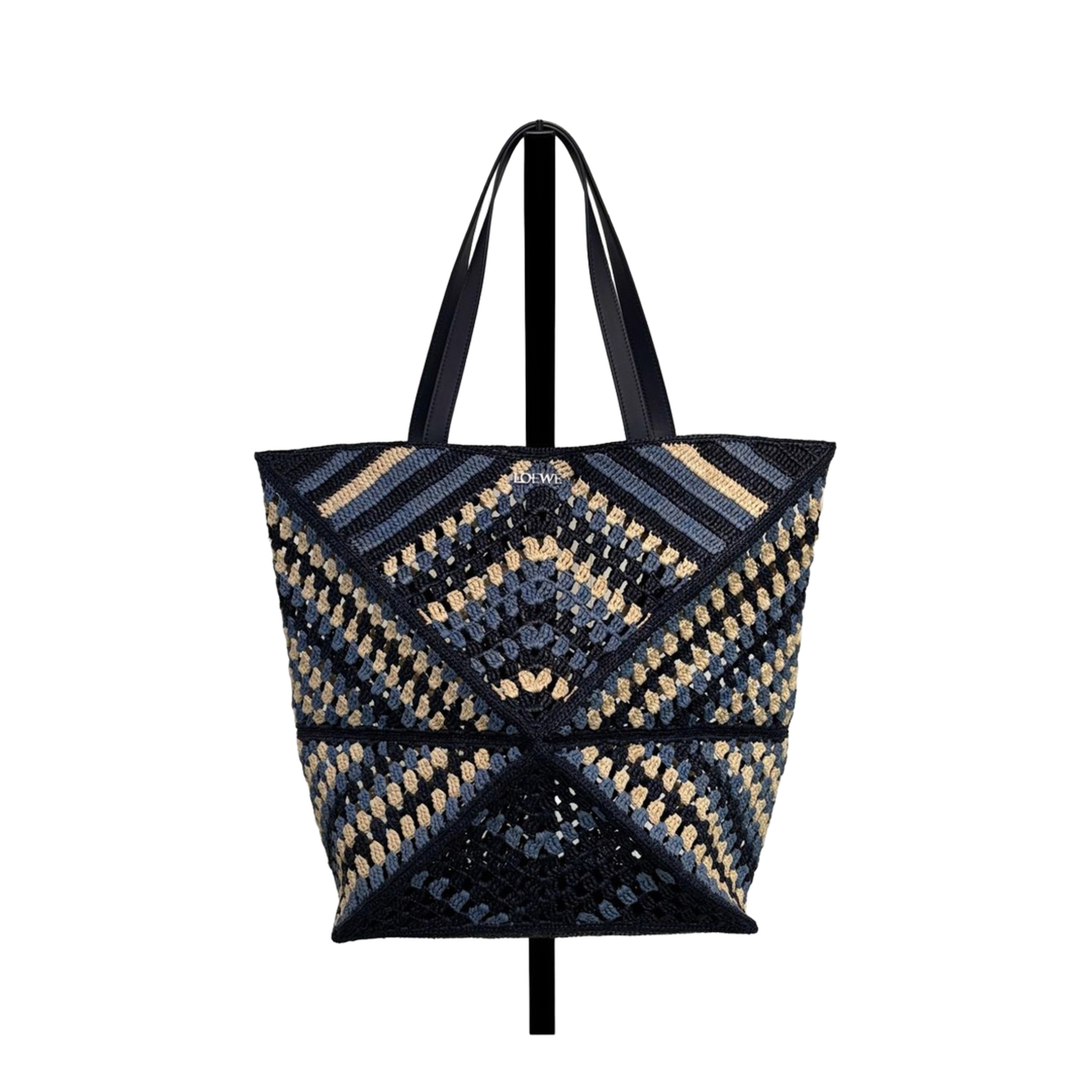 Puzzle XL Calfskin Tote - Ardesia/Deep Ruby - Image 2