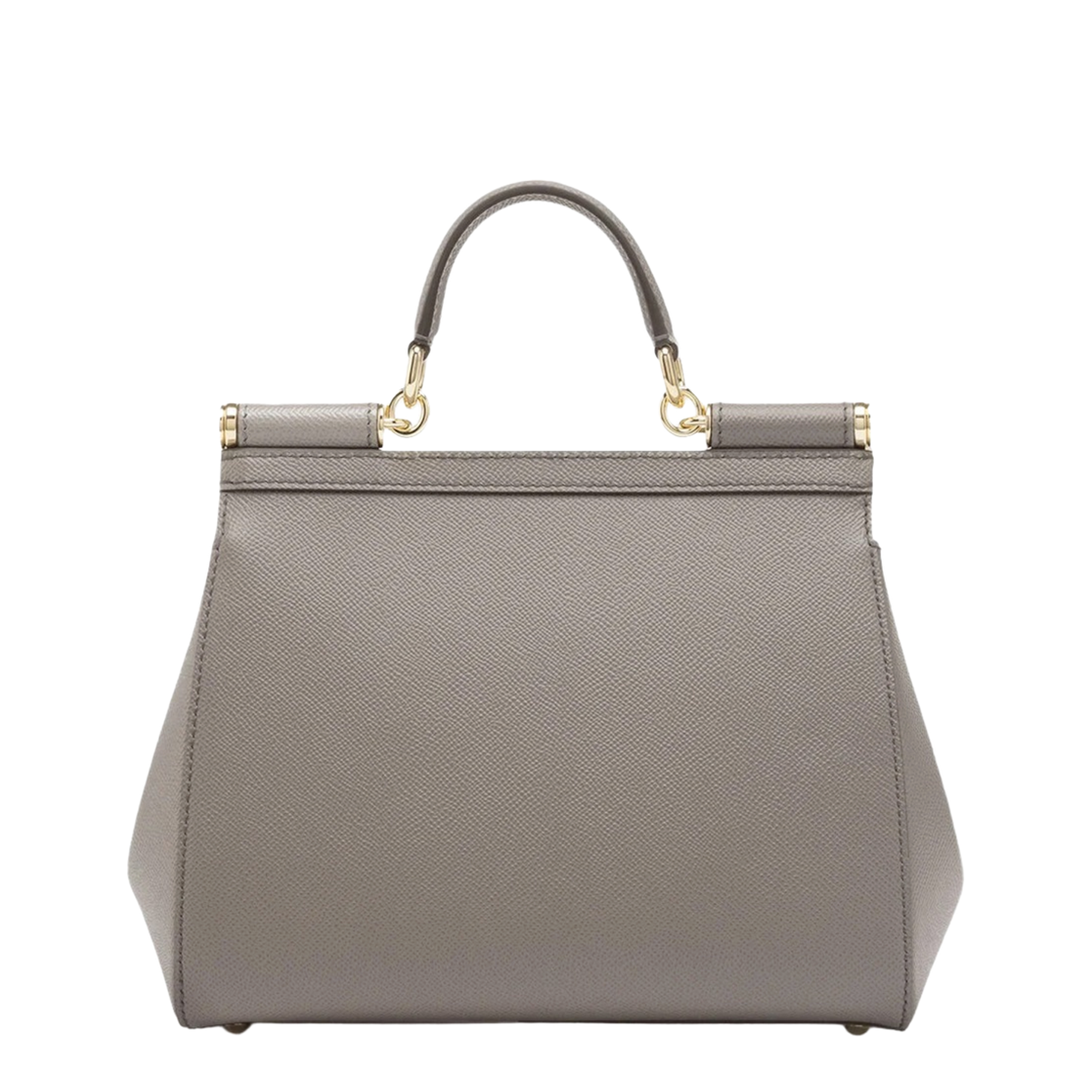 Sicily Large Dauphine Calfskin Handbag - Grey - Image 5