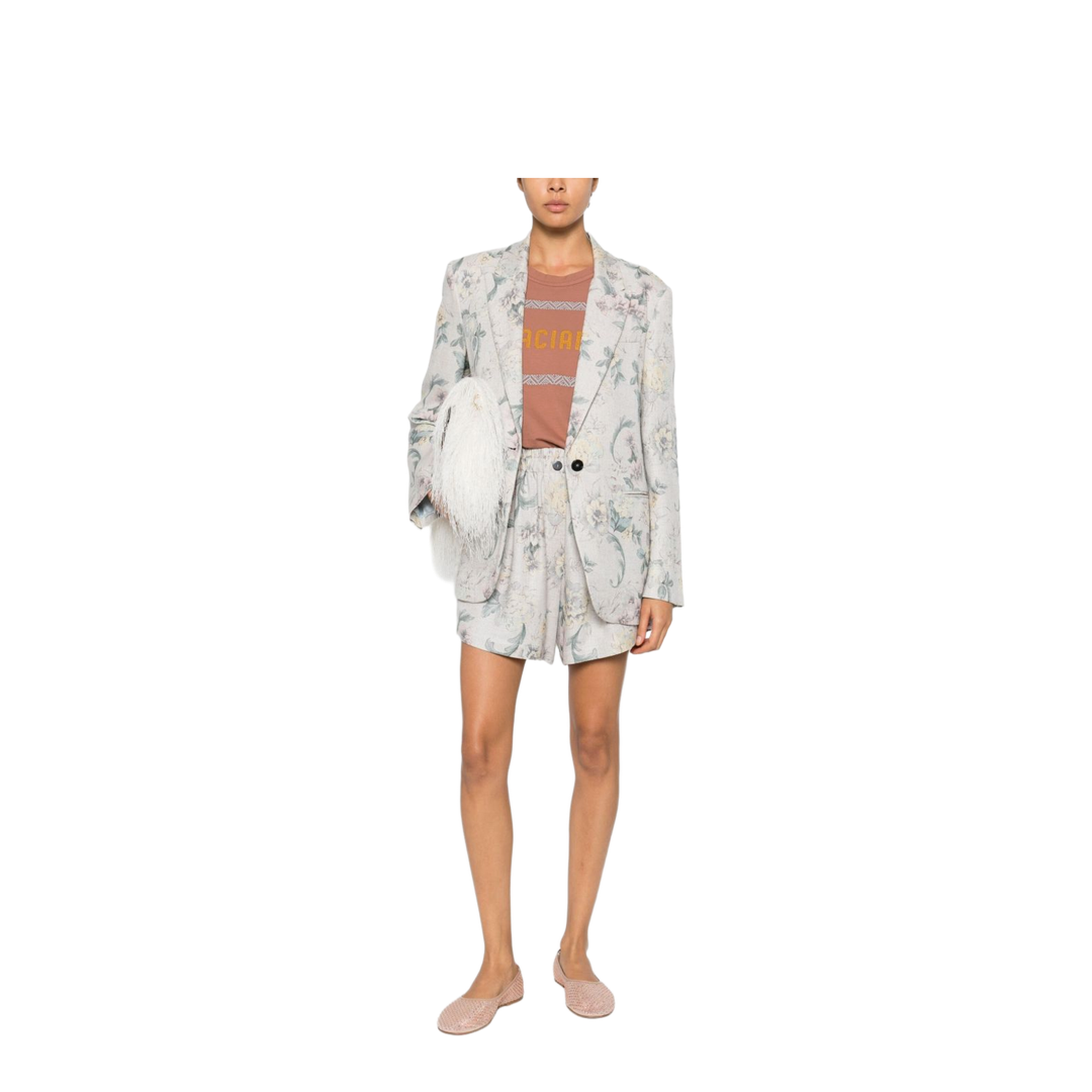 Printed Blazer Jacket - Image 2