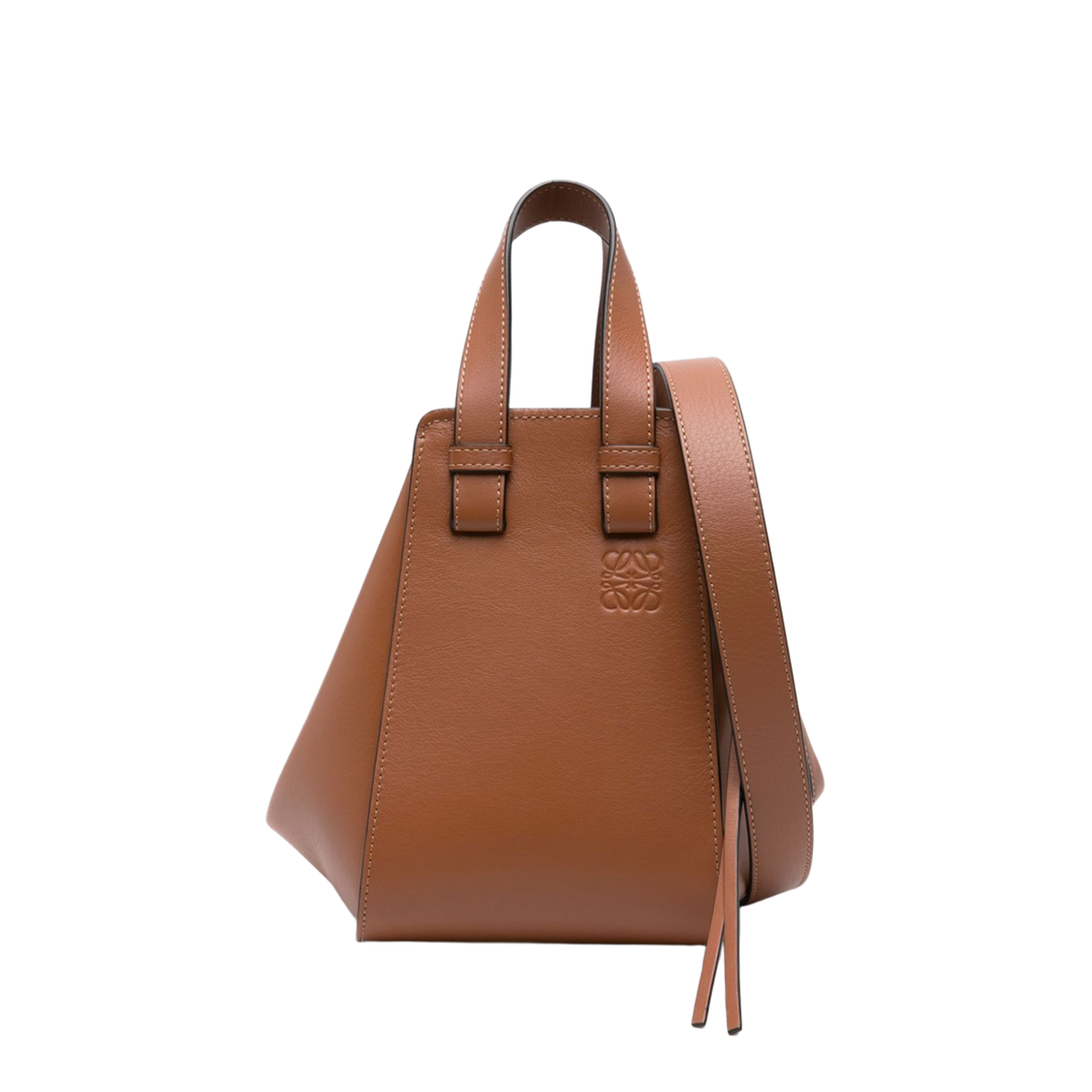 Hammock Compact Calfskin Tote - Tan - Image 1