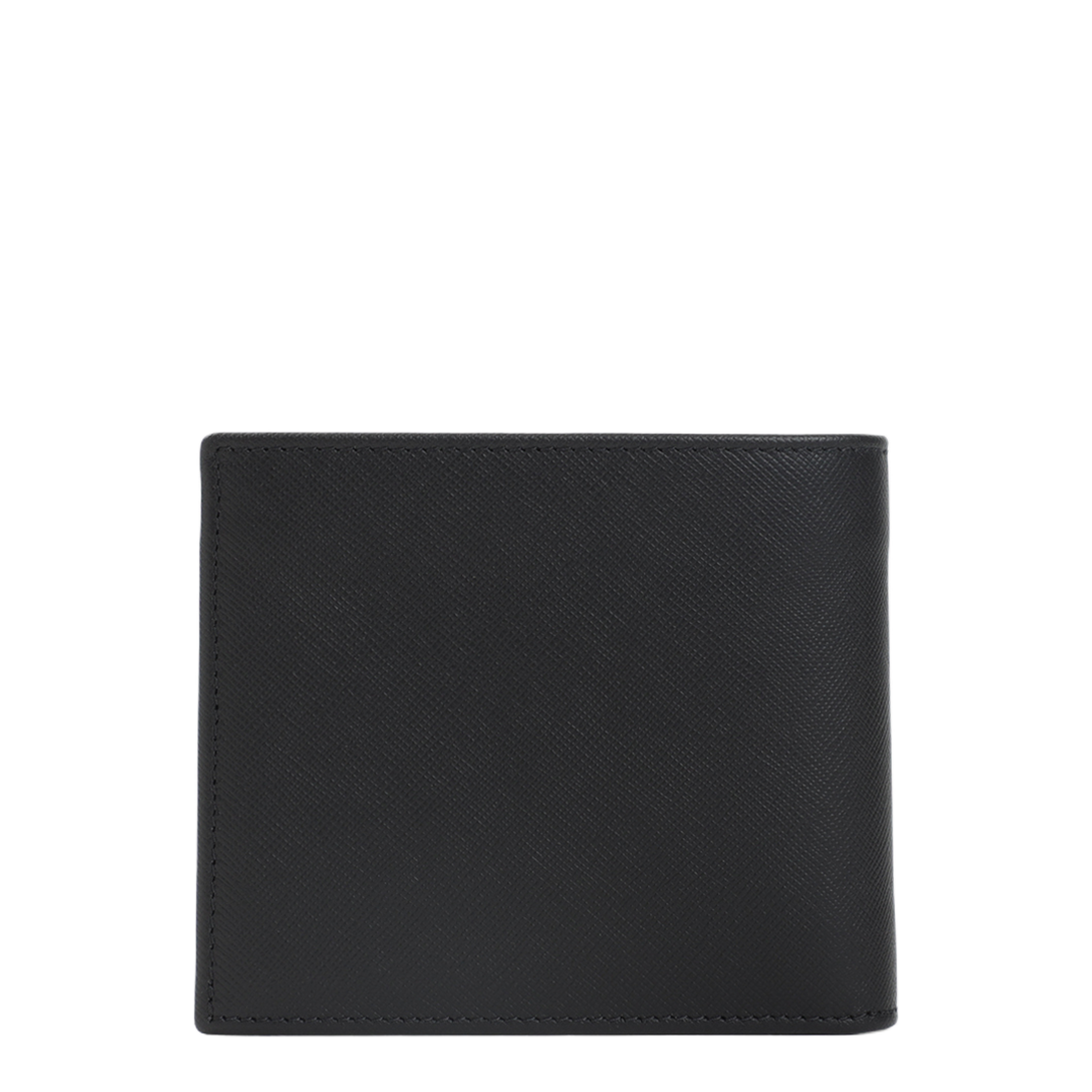 Bifold Leather Wallet - Black - Image 2