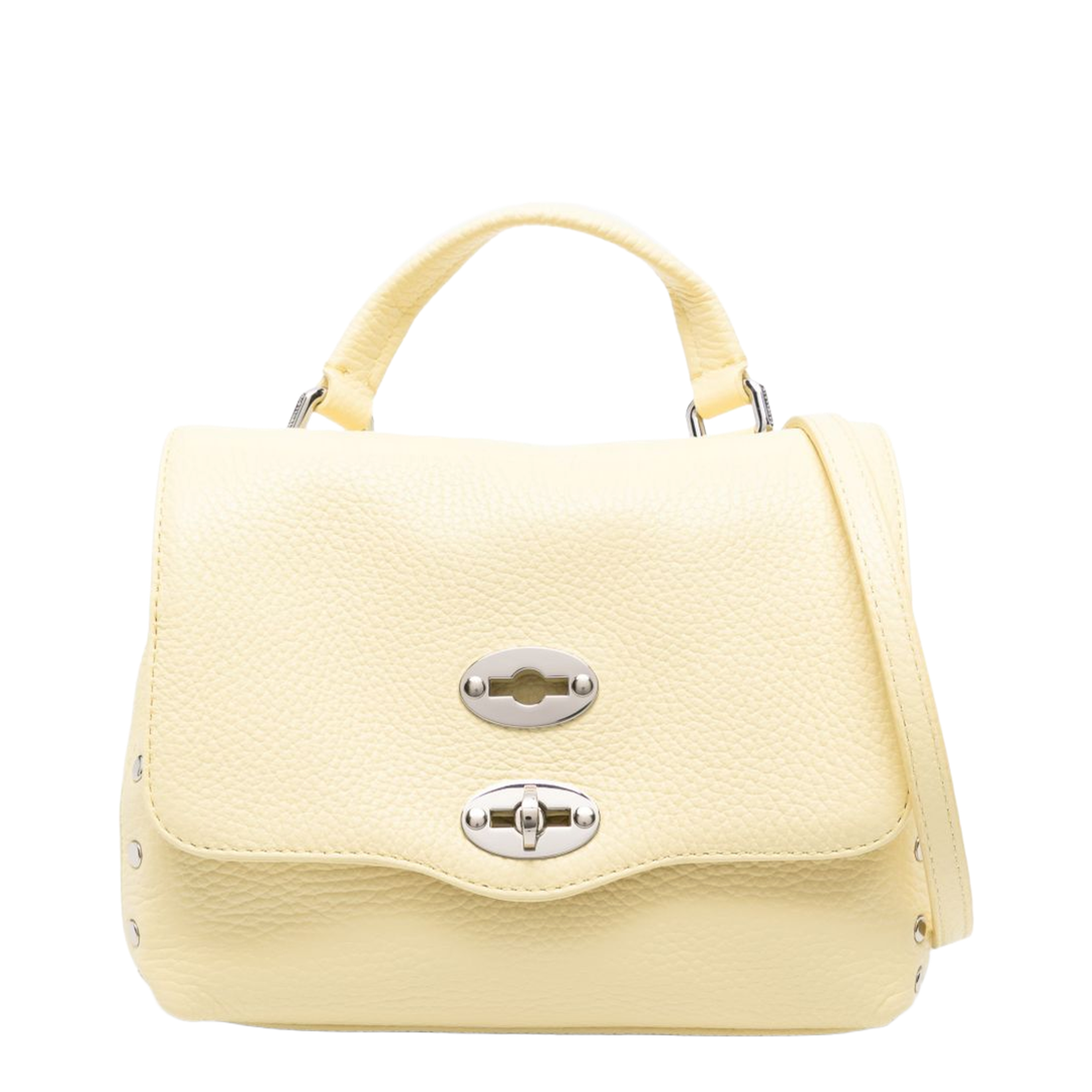 Postina Daily Baby Calfskin Top Handle Bag - Yellow Zibibbo di Pantelleria - Image 1