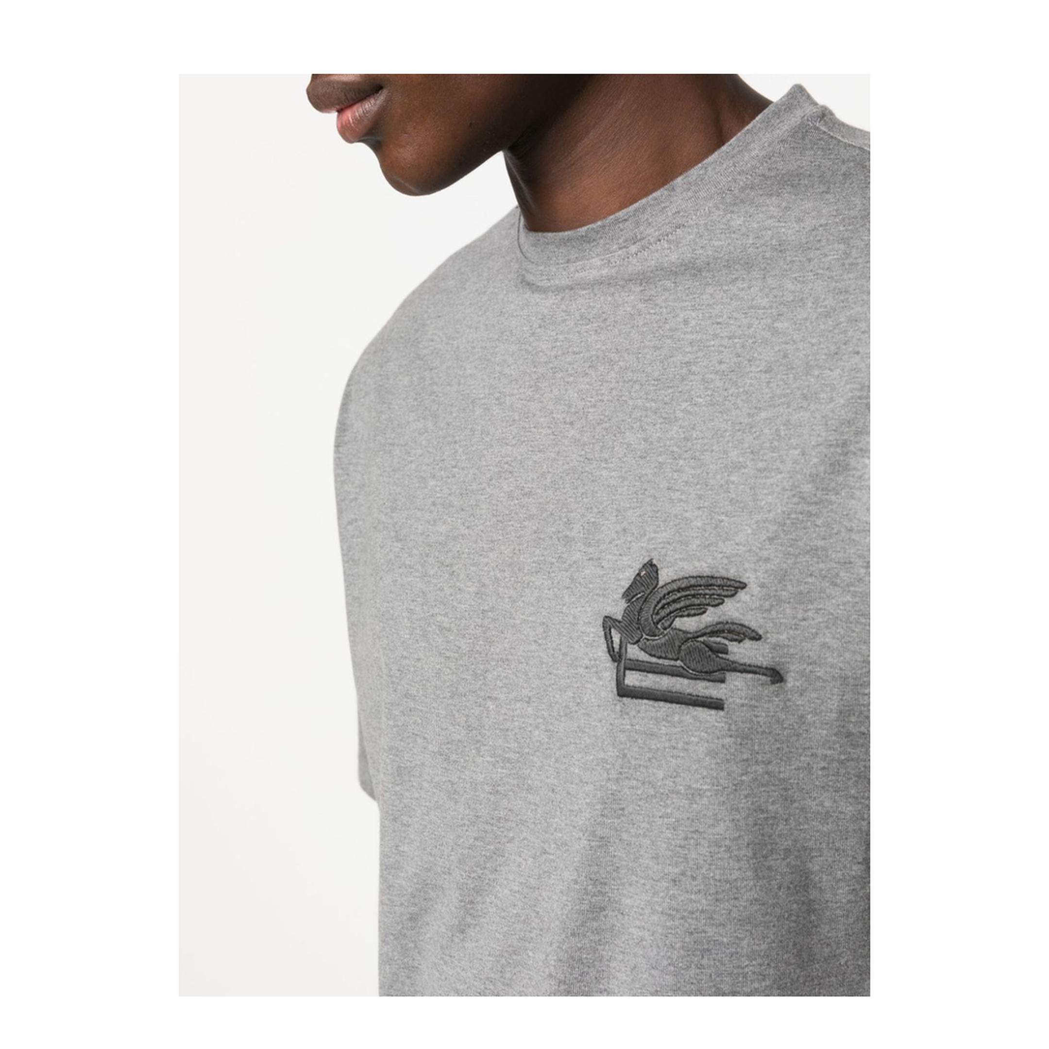 T-shirt With Pegasus Embroidery - Image 2